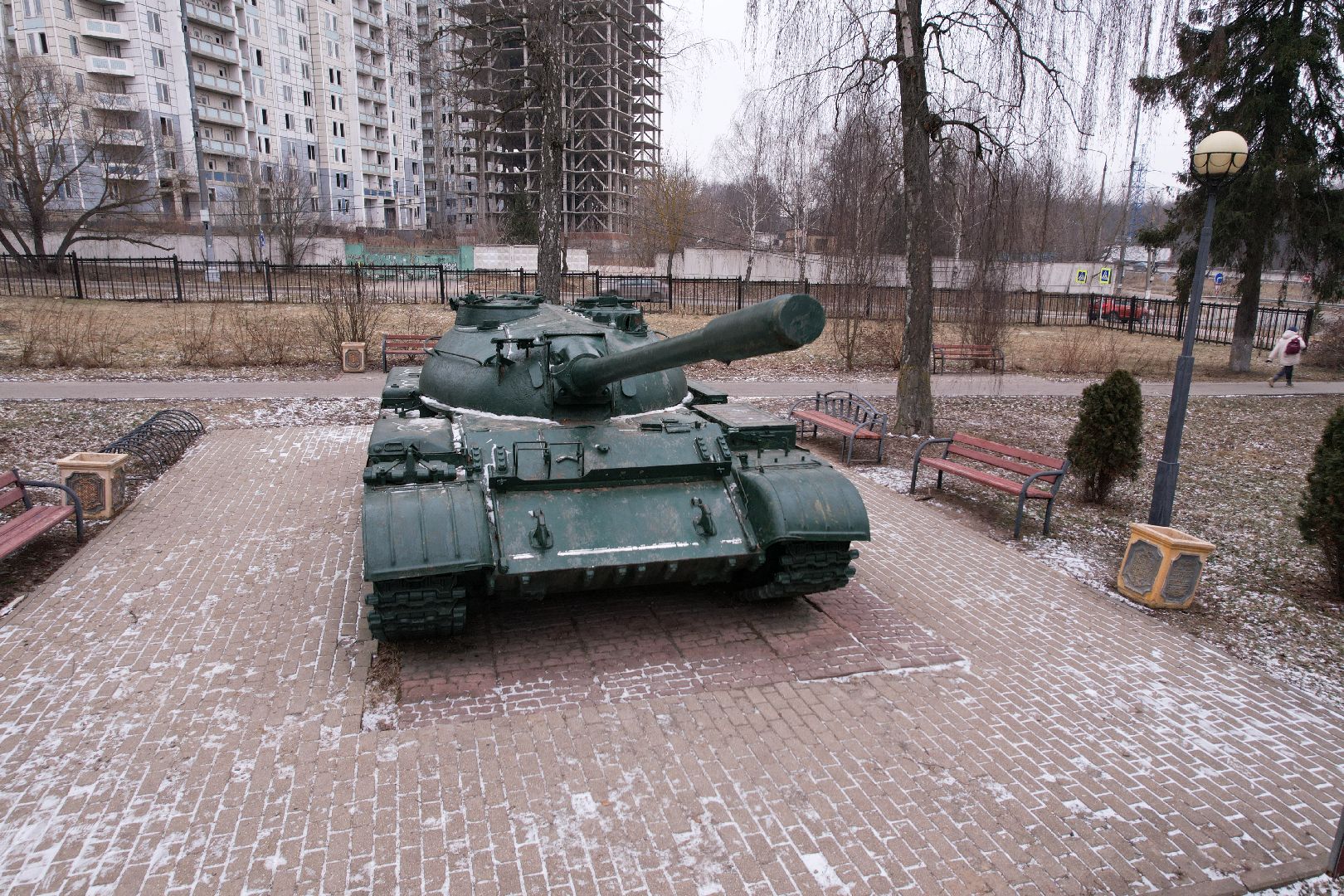 видео с коптера, подольск, памятник Талалихину,