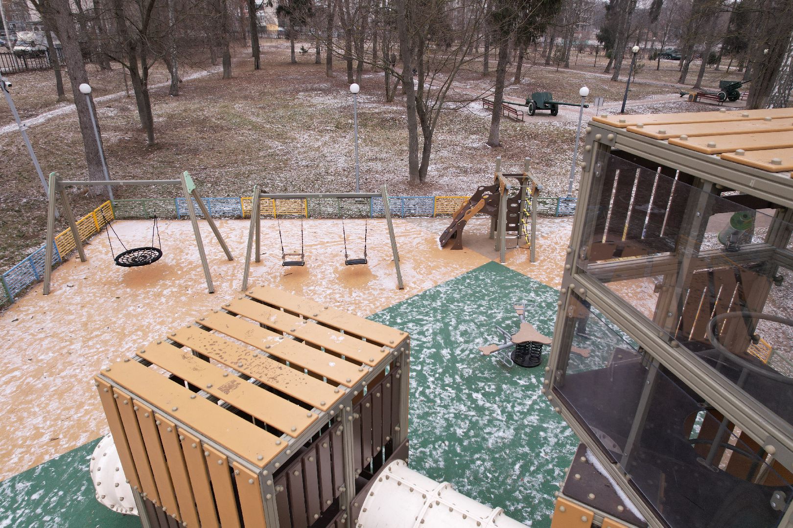 видео с коптера, подольск, памятник Талалихину,