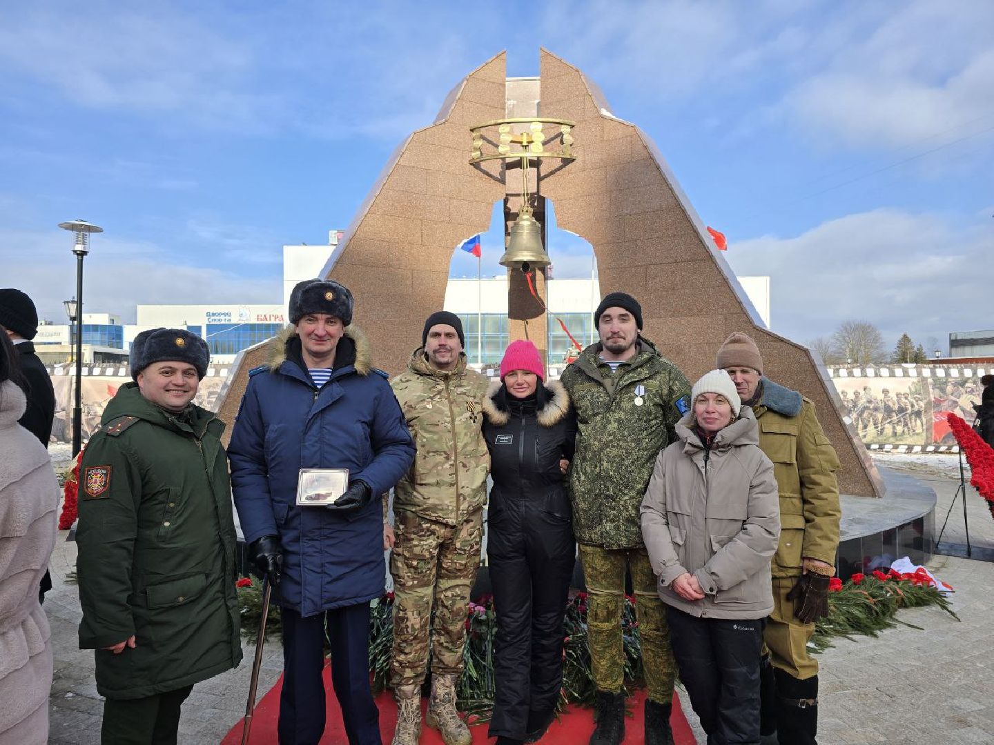 можайск, можайский муниципальный округ, открытие памятника, ветераны боевых действий, сво, общество, подмосковье,