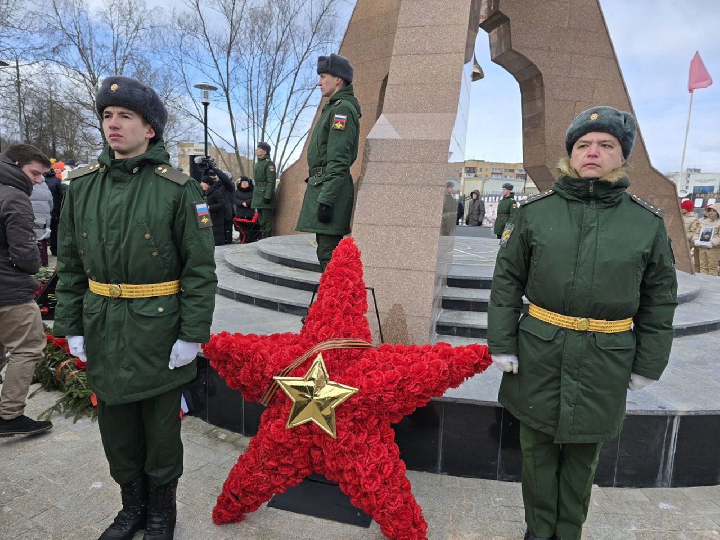 можайск, можайский муниципальный округ, открытие памятника, ветераны боевых действий, сво, общество, подмосковье,