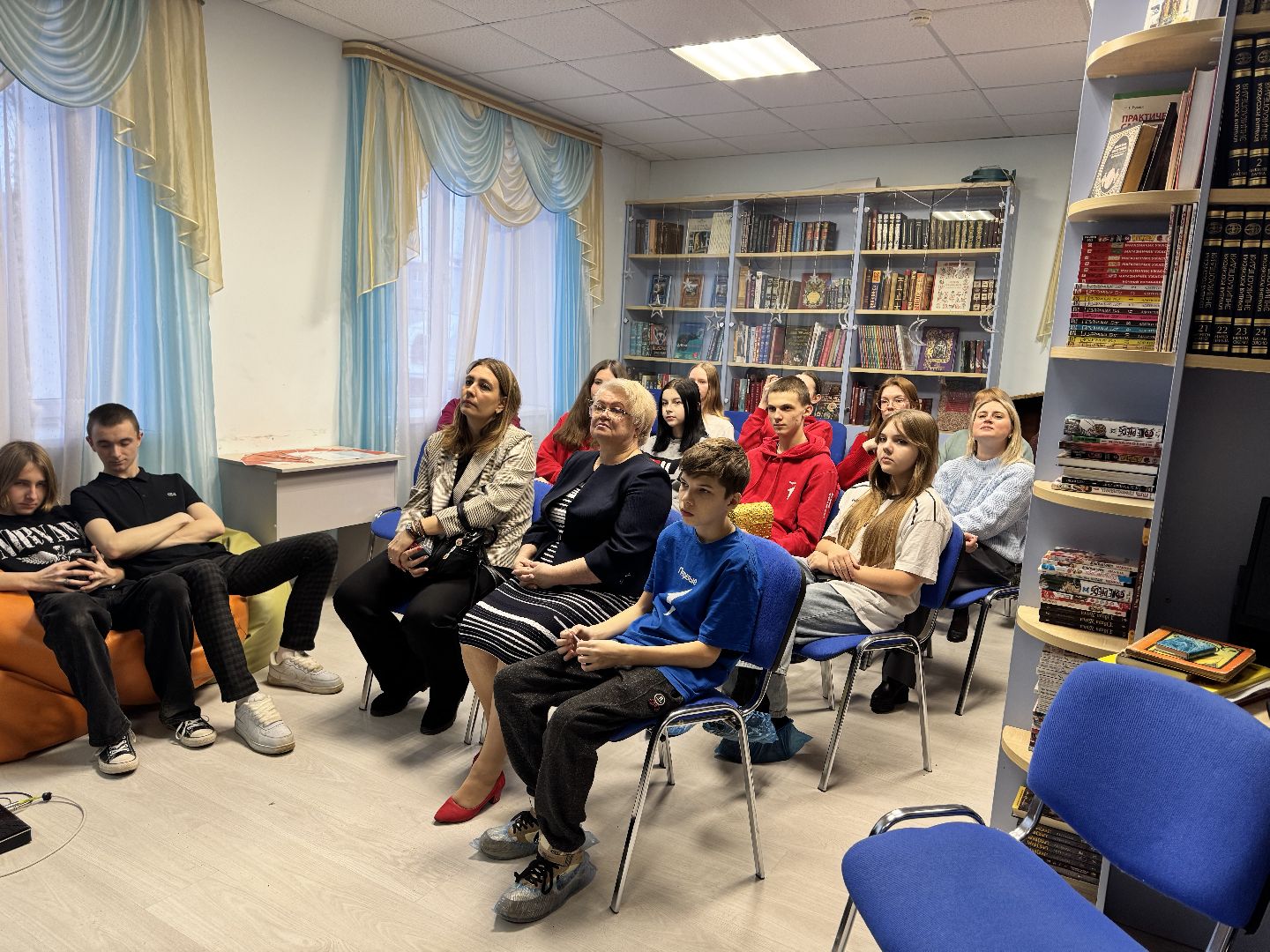 шаховская, библиотека, книги, творческий вечер, движение первых, вертикалки,