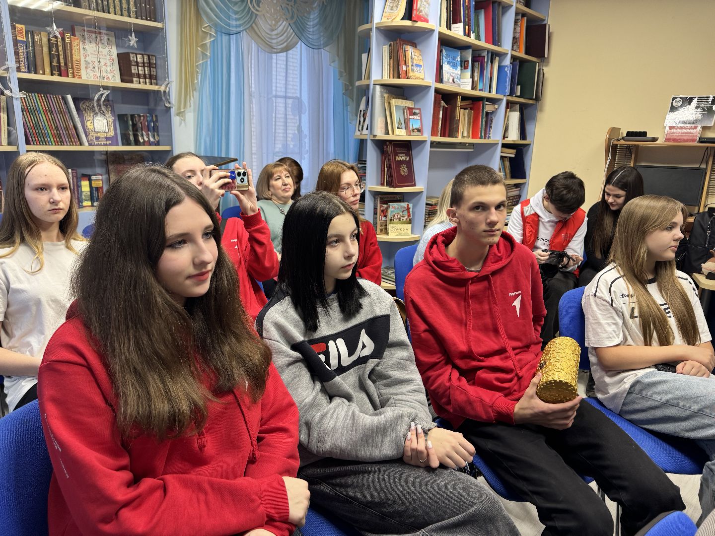 шаховская, библиотека, книги, творческий вечер, движение первых, вертикалки,