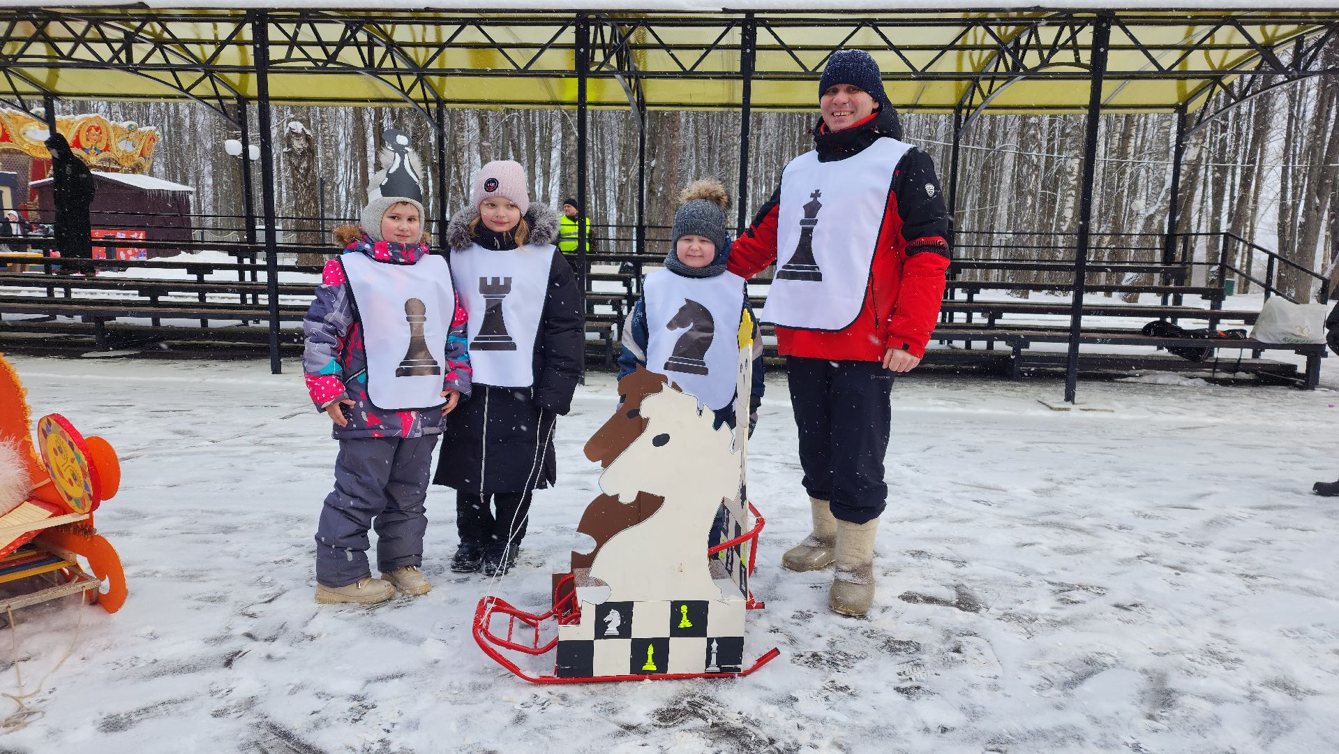 волоколамск, Фестиваль санок, зима в подмосковье,
