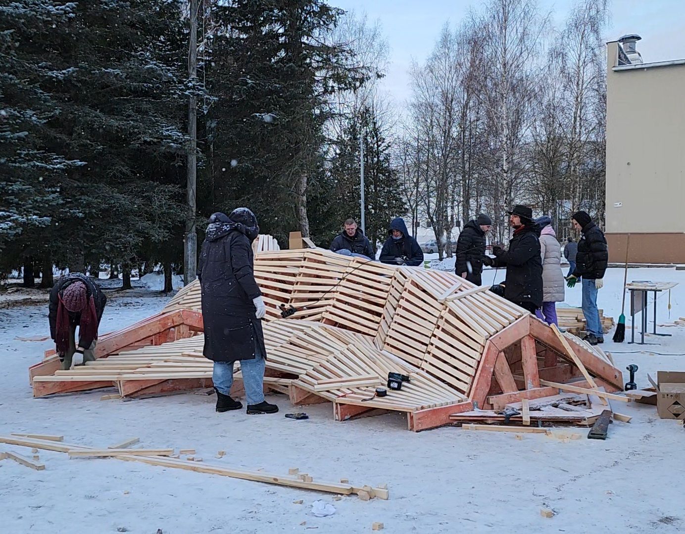 Дубна, Строительство, Университет Дубна, Урбанизм, Школа марш, Благоустройство, Студенты, вертикалки,