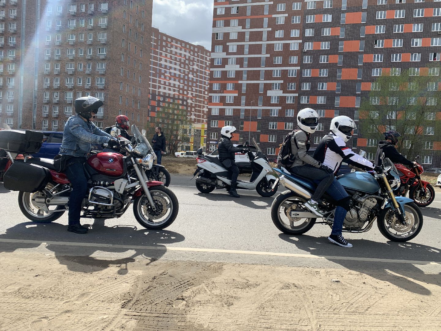 Балашиха, Подмосковье, мотосезон, субботники, Ночные волки