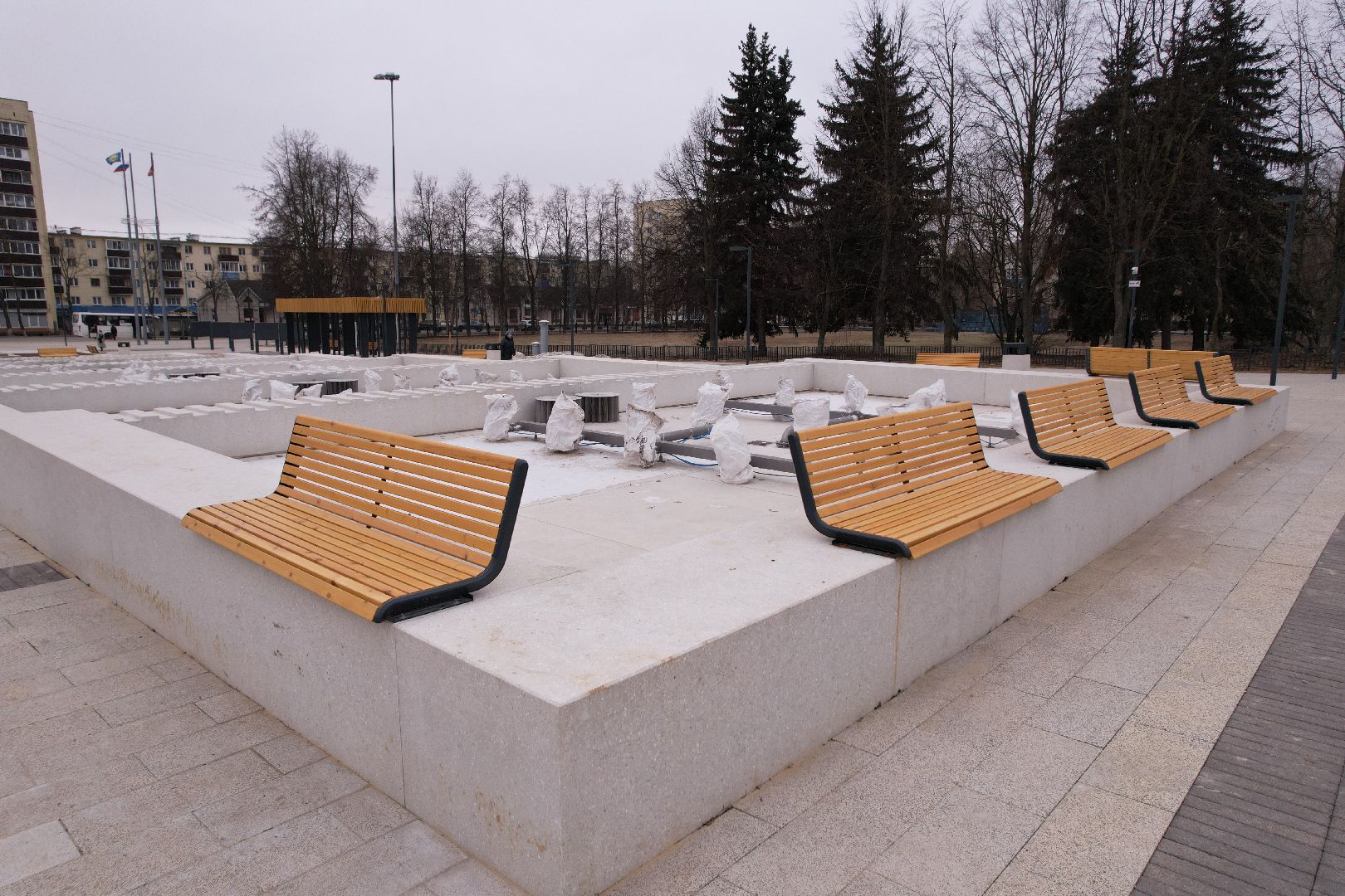 видео с коптера, воскресенск, ледовый дворец химик, благоустройство,