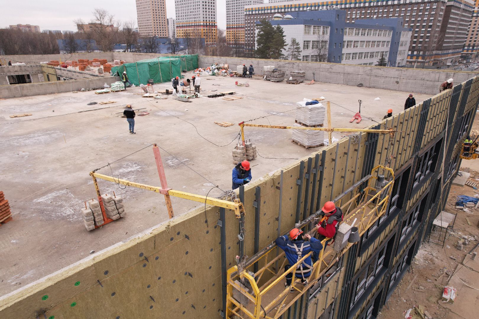 видео с коптера, люберцы, школа, жулебино парк, строительство,