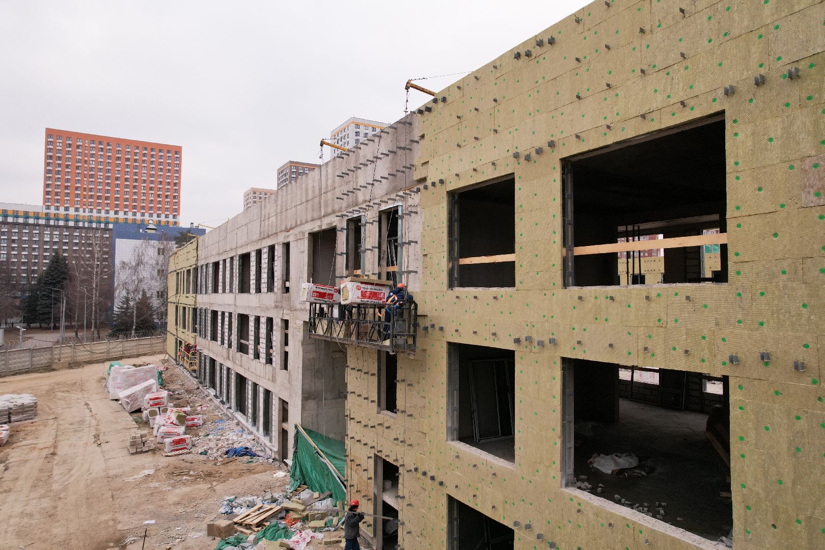 видео с коптера, люберцы, школа, жулебино парк, строительство,