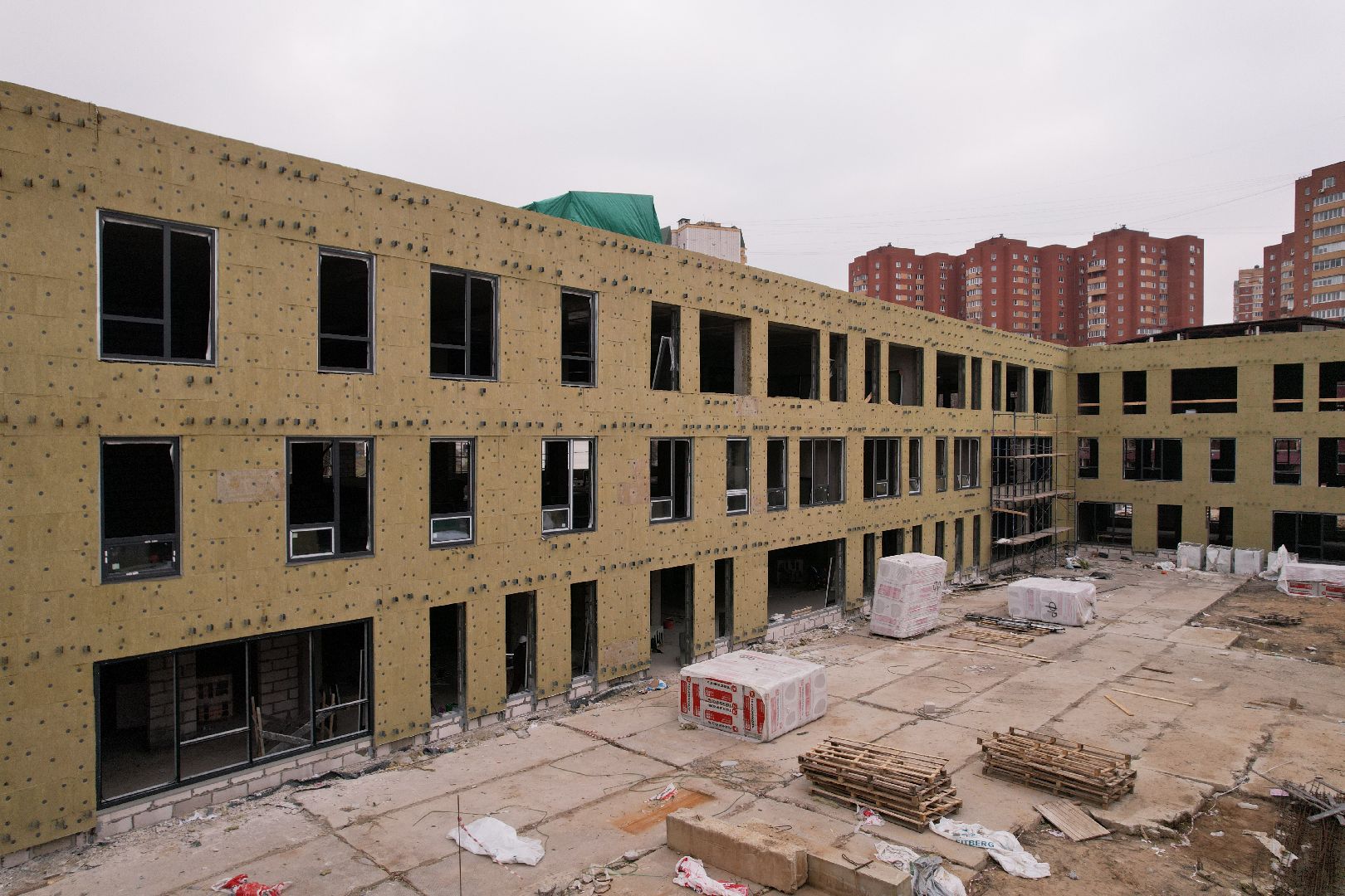 видео с коптера, люберцы, школа, жулебино парк, строительство,