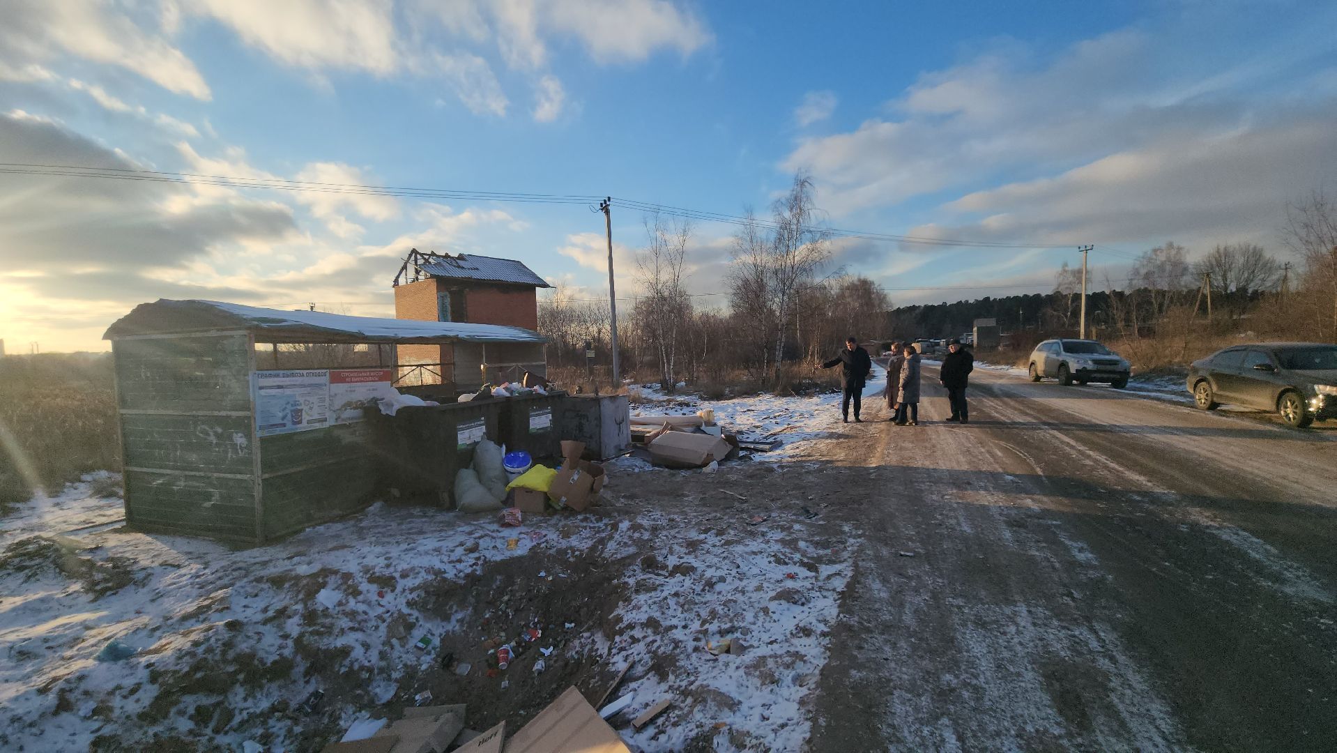 Люберцы, глава городского округа люберцы владимир волков, выездная администиация, контейнерная площадка,