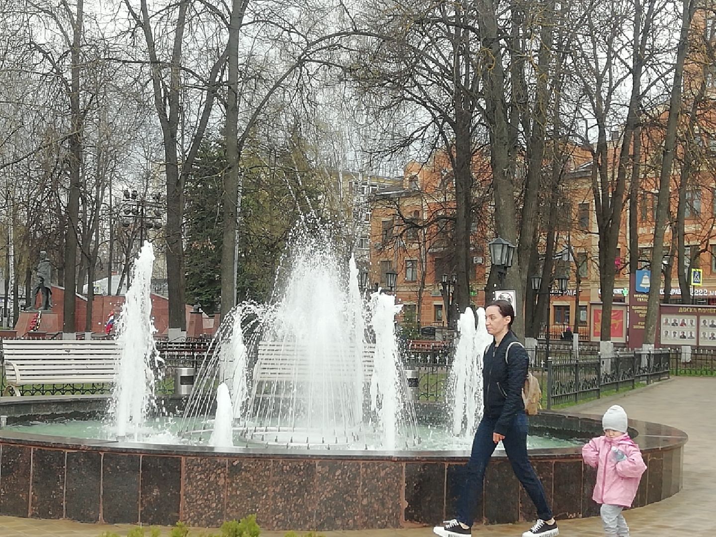 Благоустройство, фонтан, Звенигород, туризм