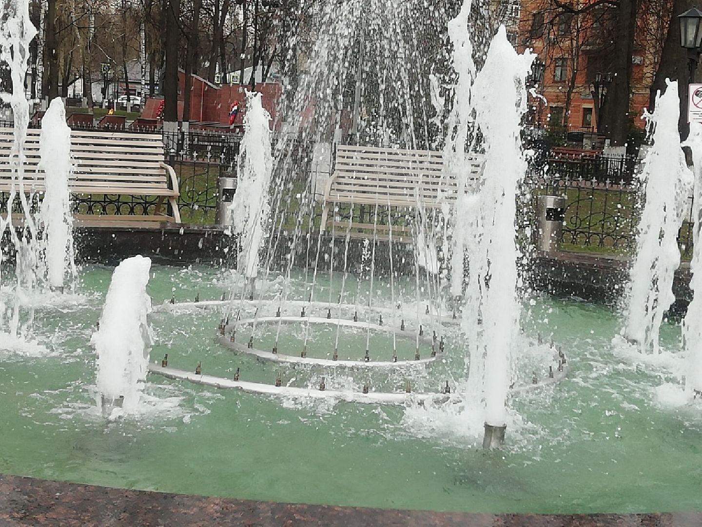 Благоустройство, фонтан, Звенигород, туризм