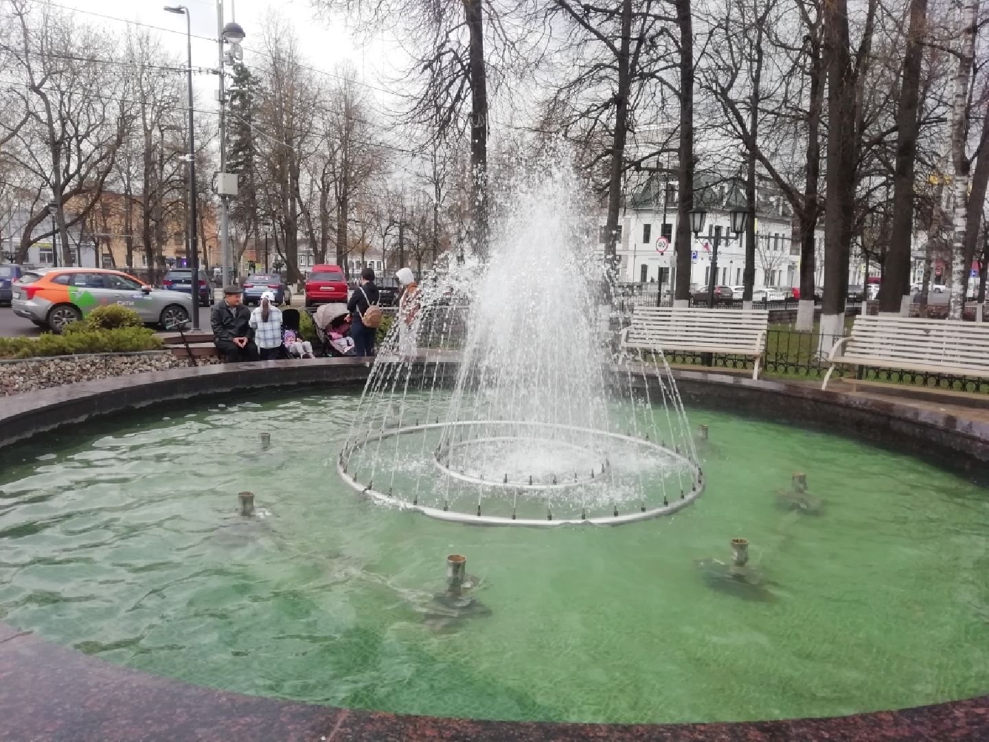 Благоустройство, фонтан, Звенигород, туризм