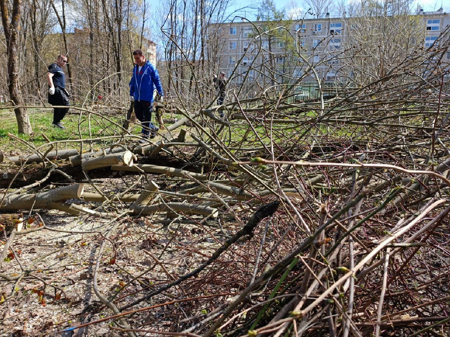 Можайск, Можайский городской округ, Подмосковье, субботник, Единая Россия, партия, жители, уборка территории