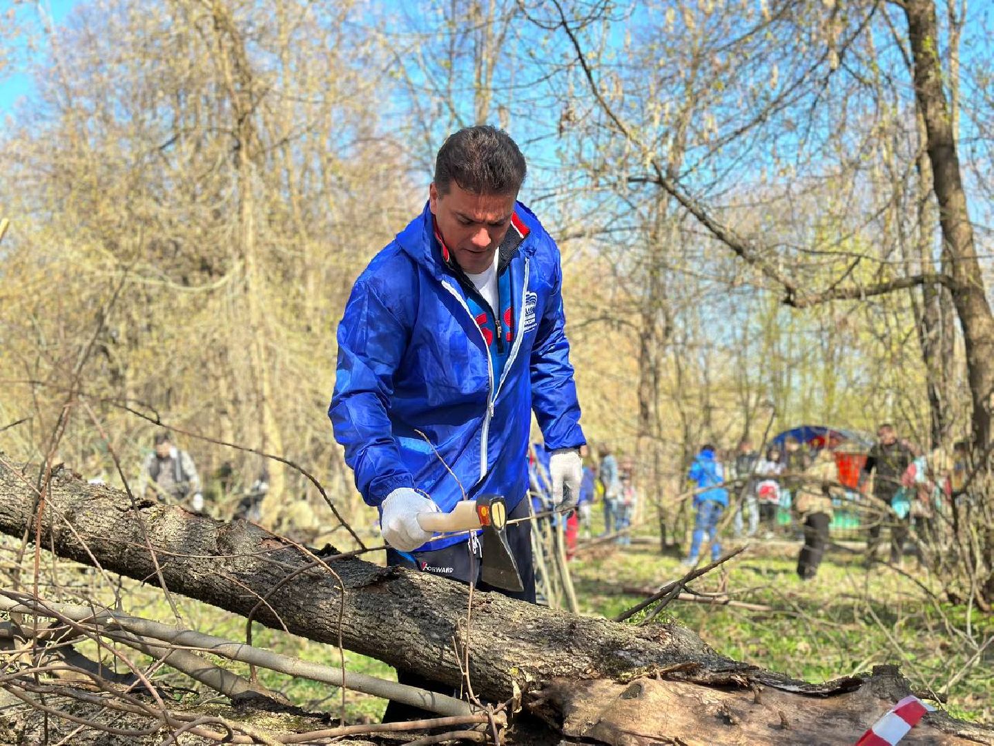 Можайск, Можайский городской округ, Подмосковье, субботник, Единая Россия, партия, жители, уборка территории