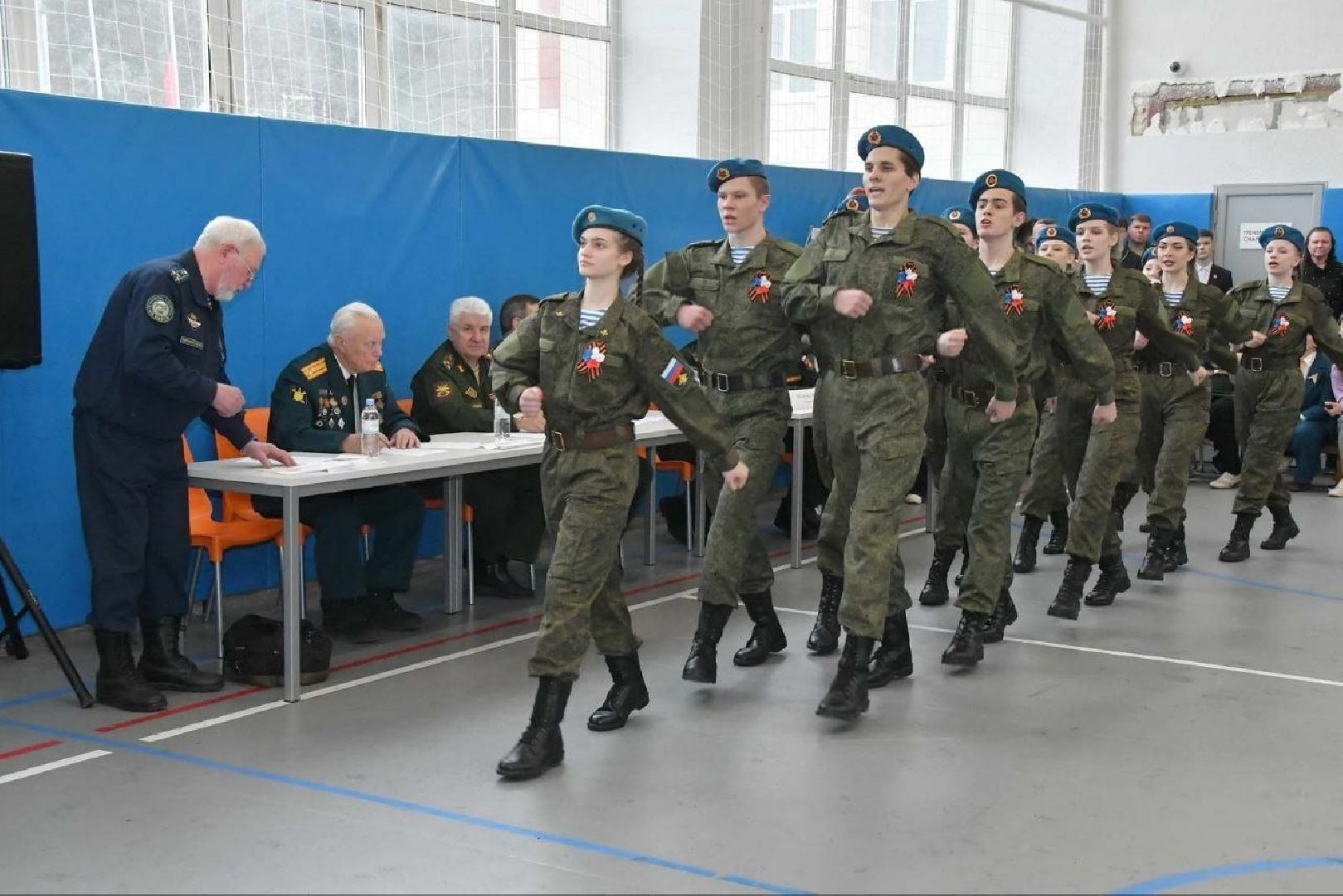 школа Попова Власиха, вертикалки, зарница в школе Попова, Смотр строя и песни Власиха, Поповка Власиха,