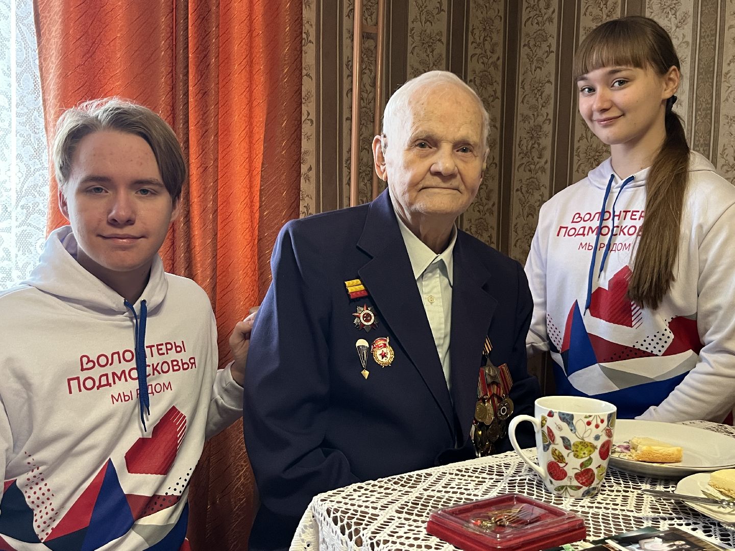 наро-фоминский городской округ, селятино, портрет ветерана, фронтовик, они сражались за родину, подвиг народа, волонтры подмосковья,