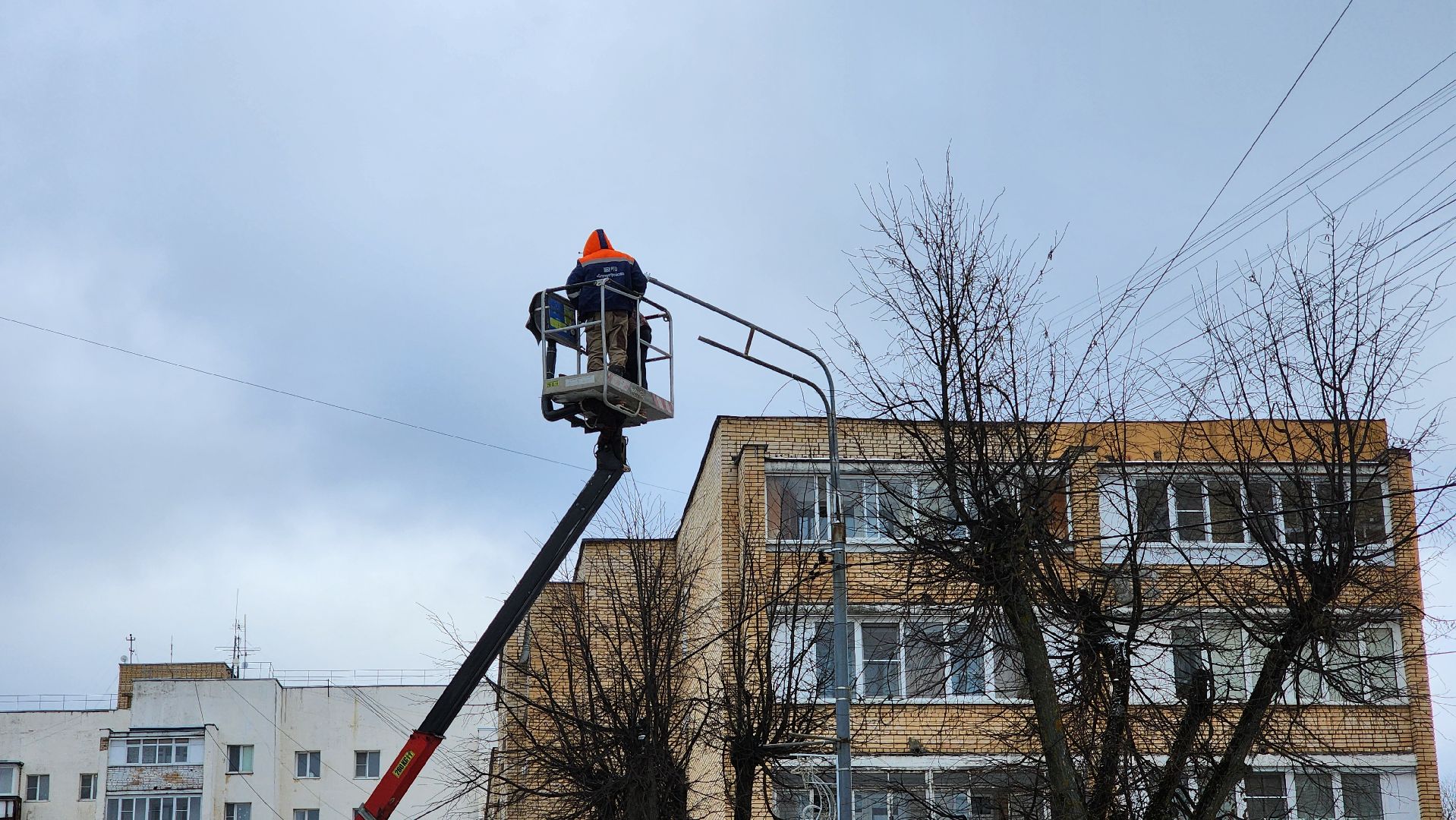 Руза, замена фонарей, освещение улиц, рузский округ, благоустройство,