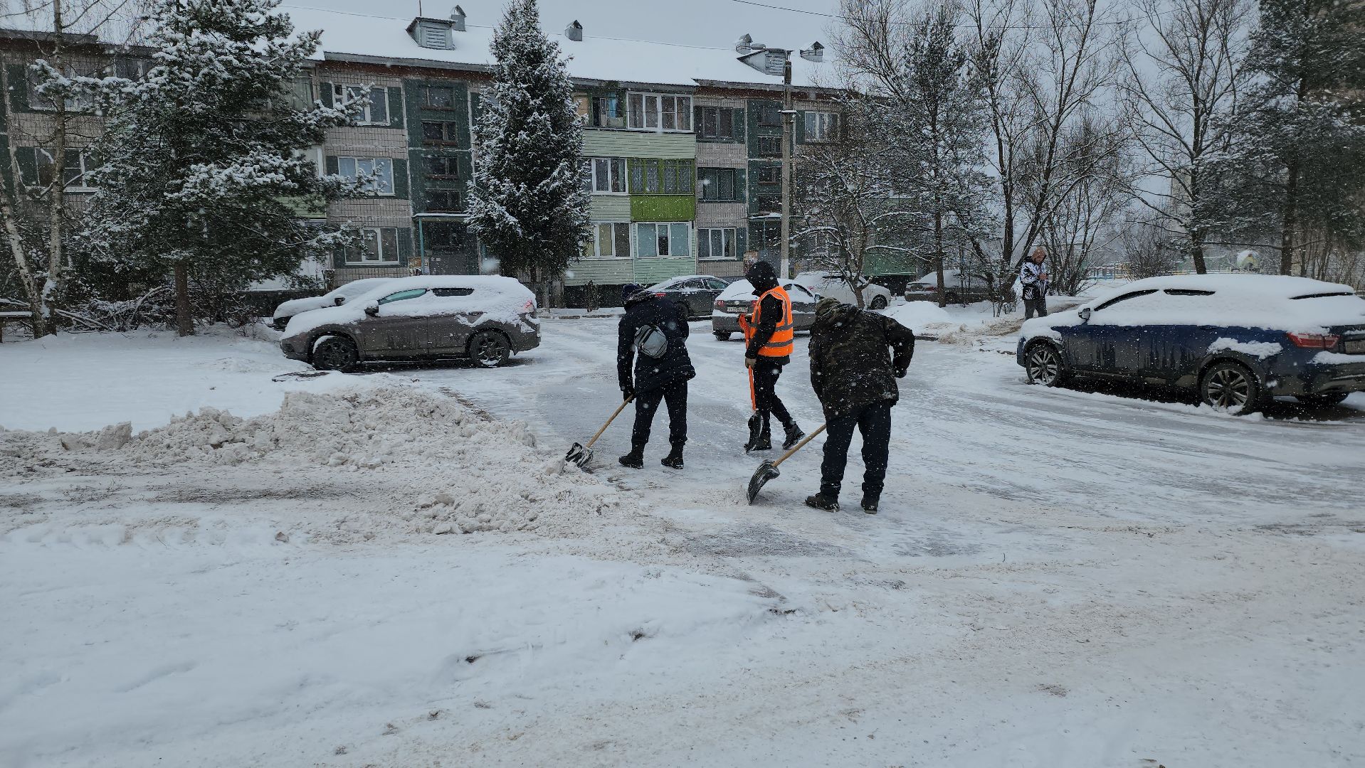 руза, благоустройство, уборка снега, коммунальная служба, коммунальщики,