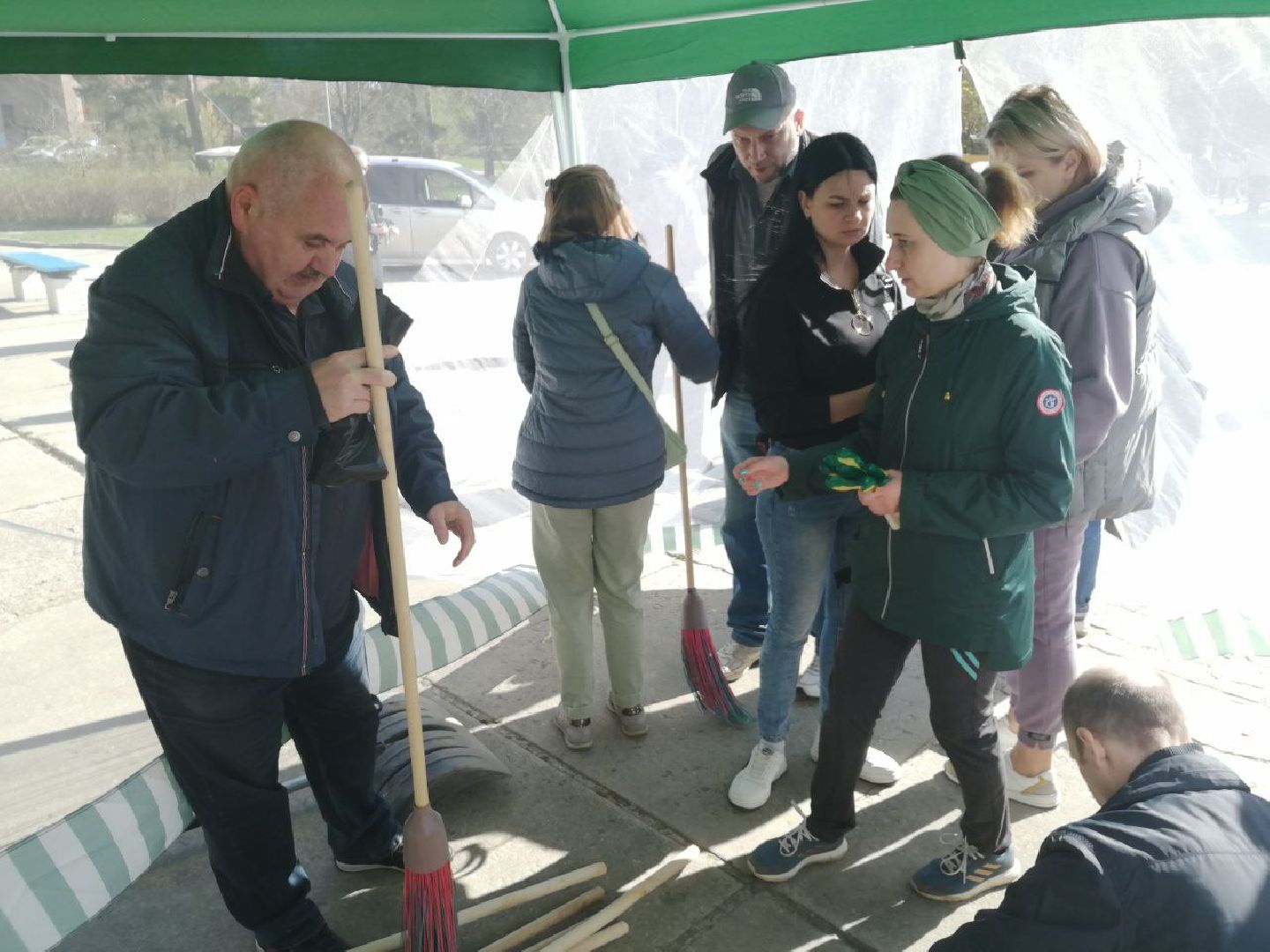 субботник, общеобластной субботник, Протвино, инвентарь, порядок