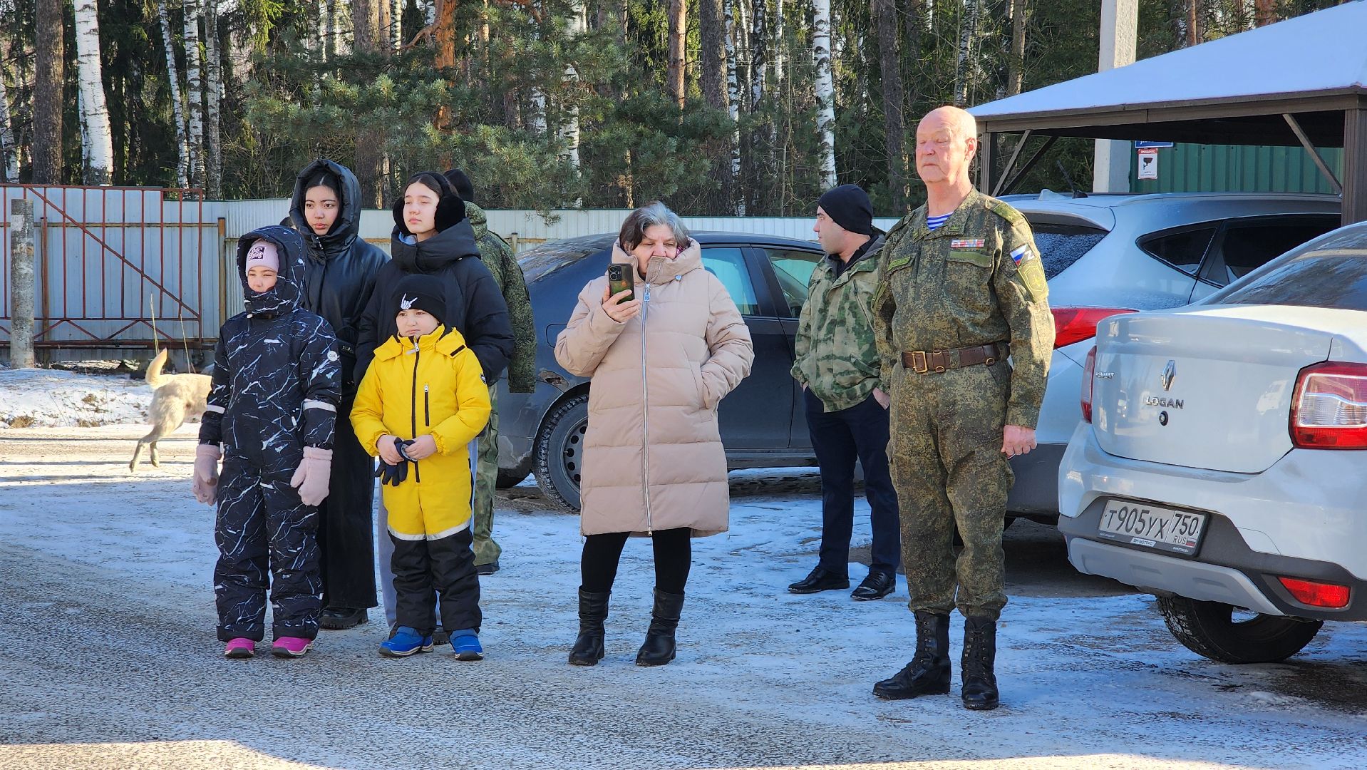 адресное поздравление, 23 февраля, День защитника Отечества, СНТ Ромашка, Богородский городской округ, вертикалки,