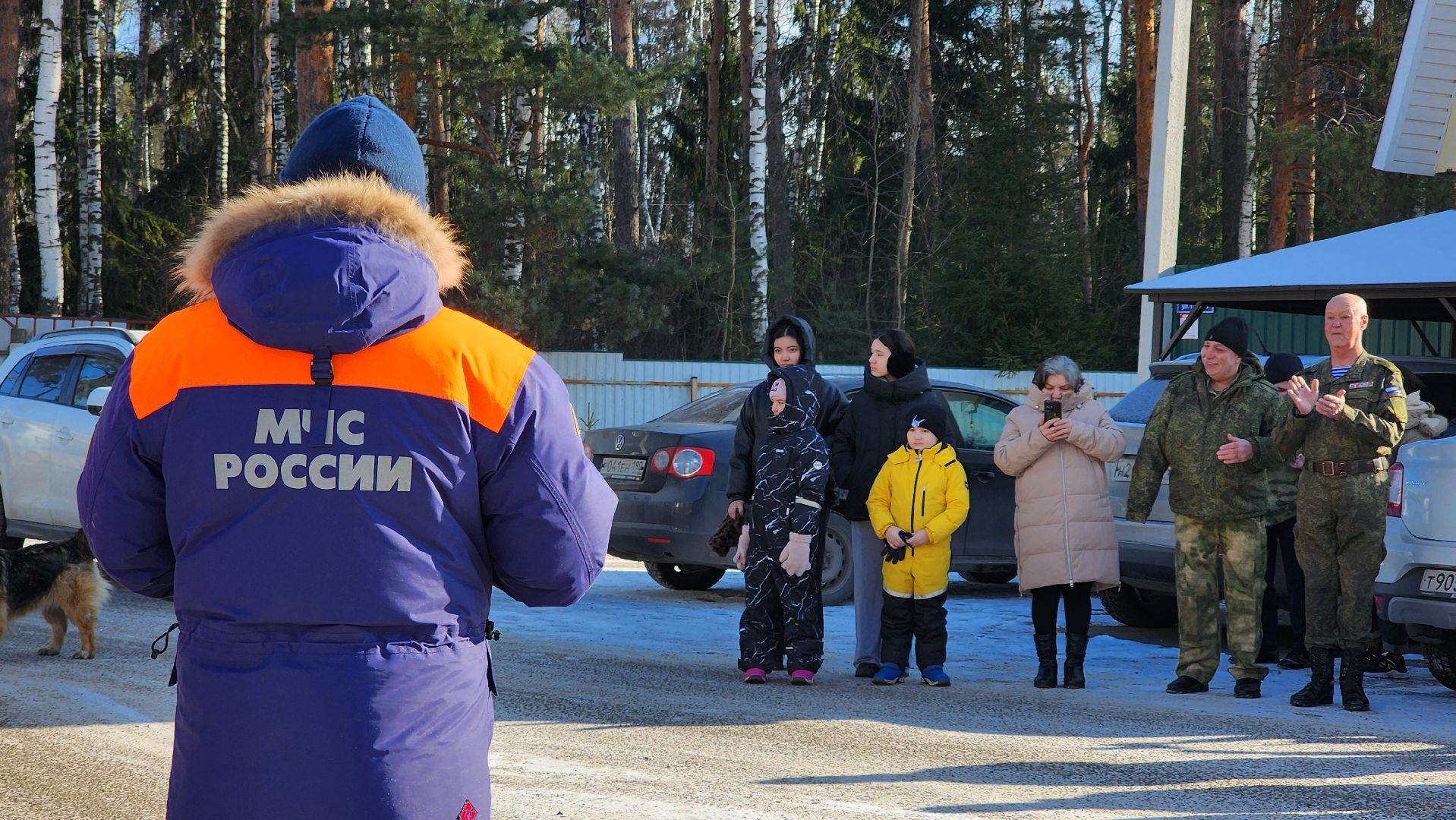 адресное поздравление, 23 февраля, День защитника Отечества, СНТ Ромашка, Богородский городской округ, вертикалки,