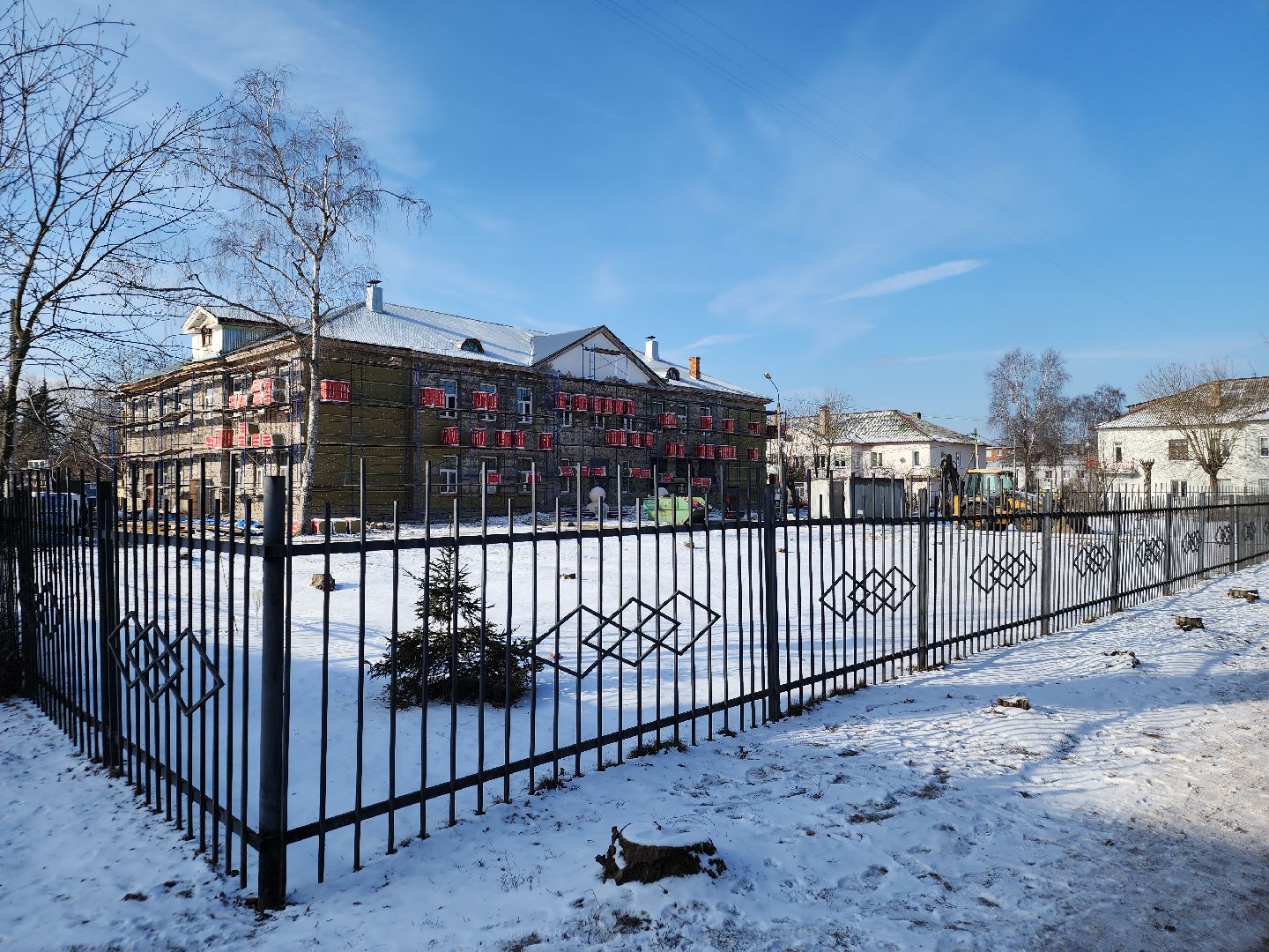 вертикалки, капремонт школы, орехово-зуевский округ, демихово,