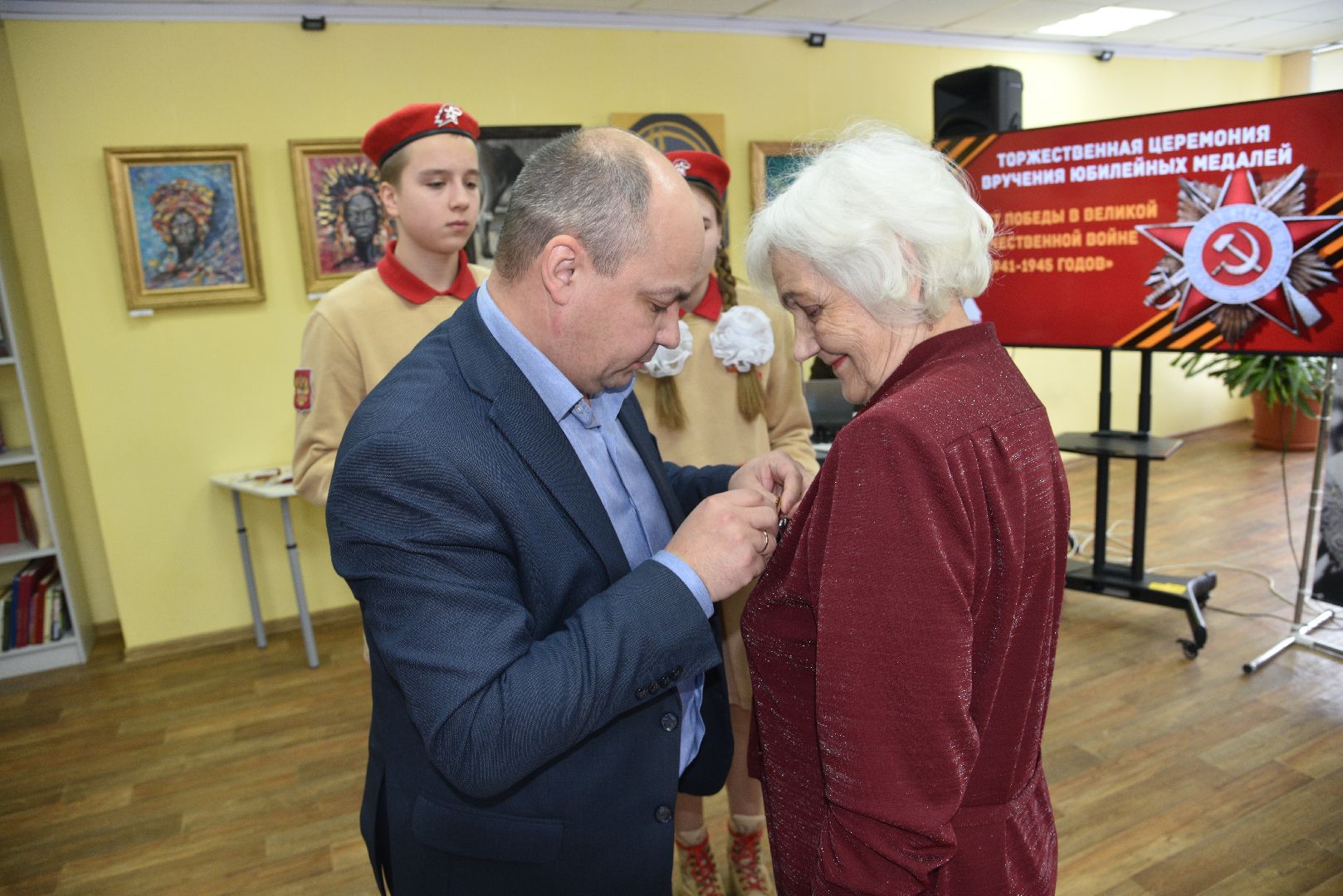 лотошинская библиотека, лотошино, 80 - летие победы, ветераны,