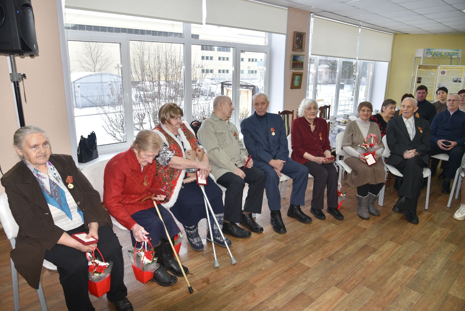 лотошинская библиотека, лотошино, 80 - летие победы, ветераны,