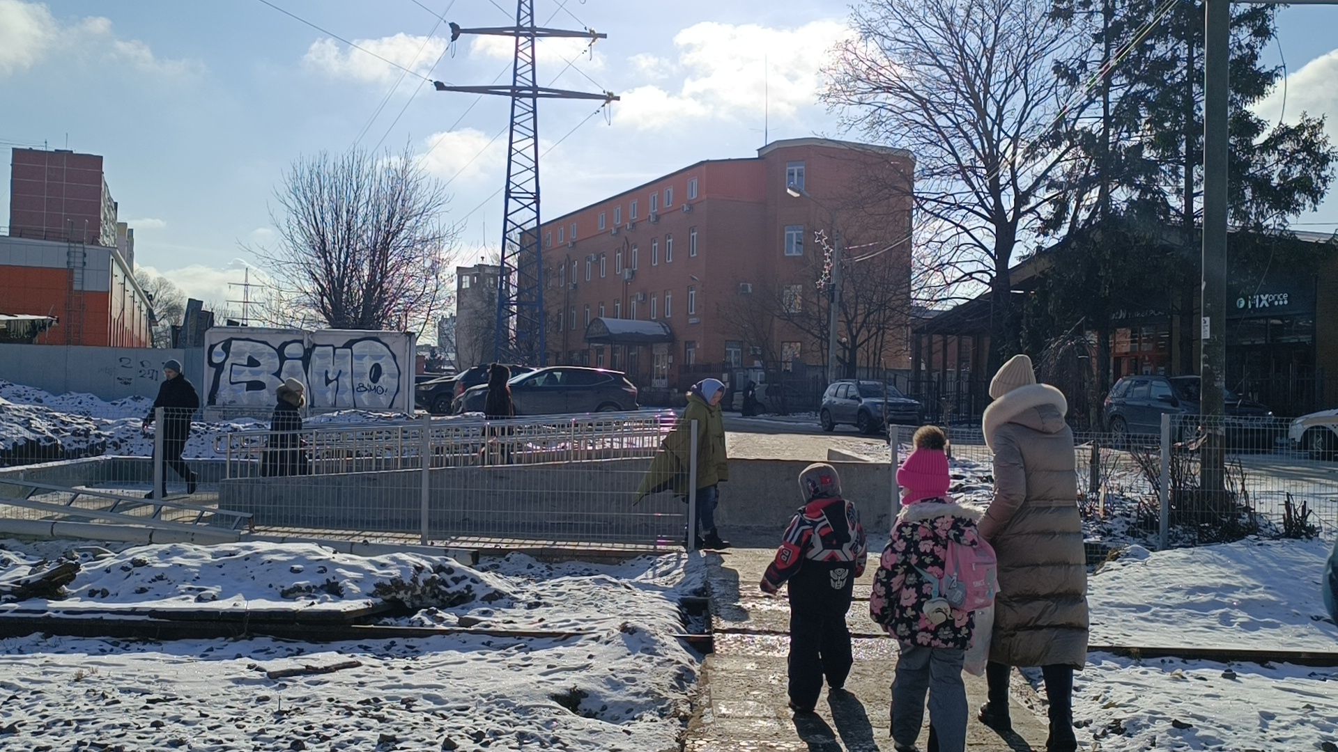 транспорт, железнодорожный переезд, лобня, вертикалки,