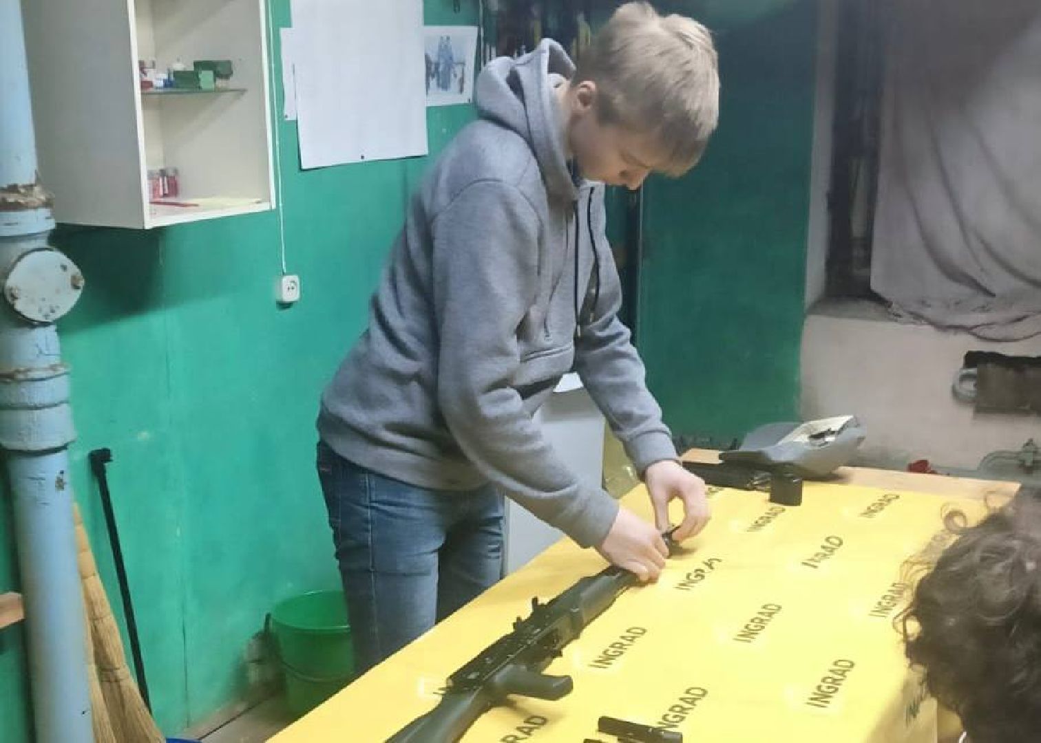 Дети, мастер-класс, автомат калашникова, Истра,