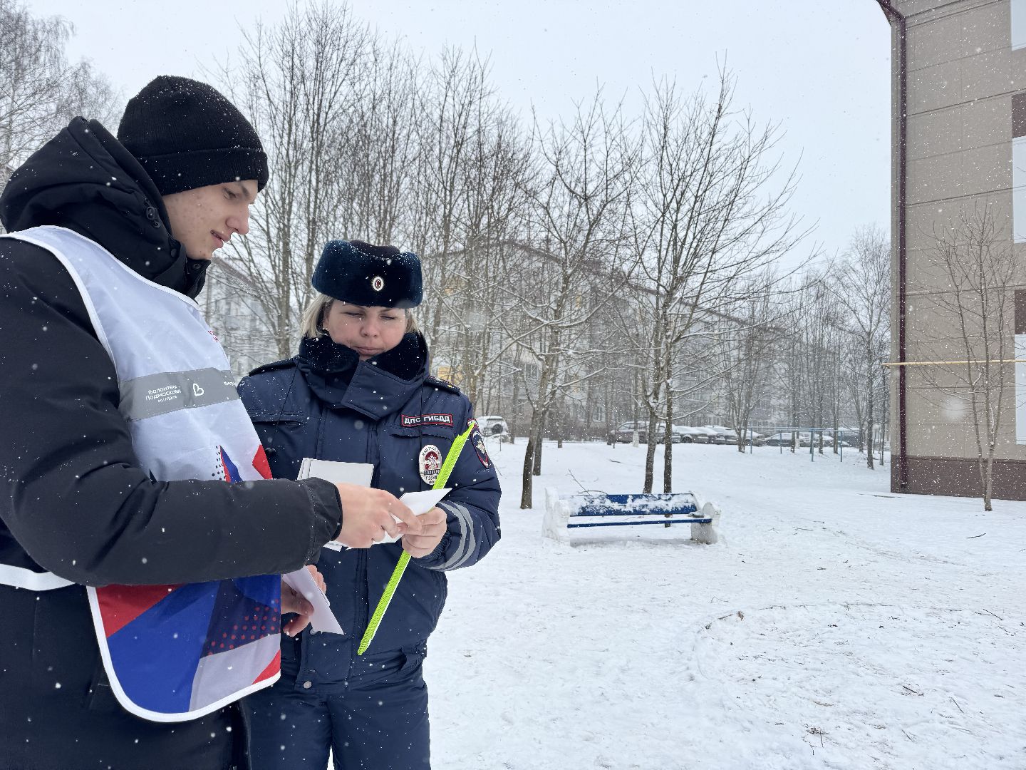 шаховская, волонтеры, госавтоинспекторы, акция, вертикалки,