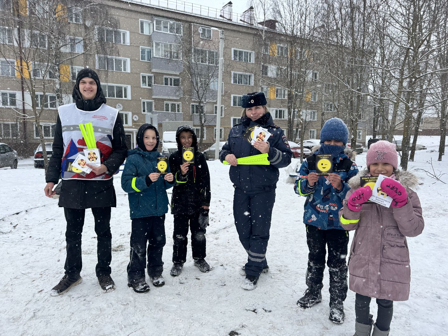 шаховская, волонтеры, госавтоинспекторы, акция, вертикалки,