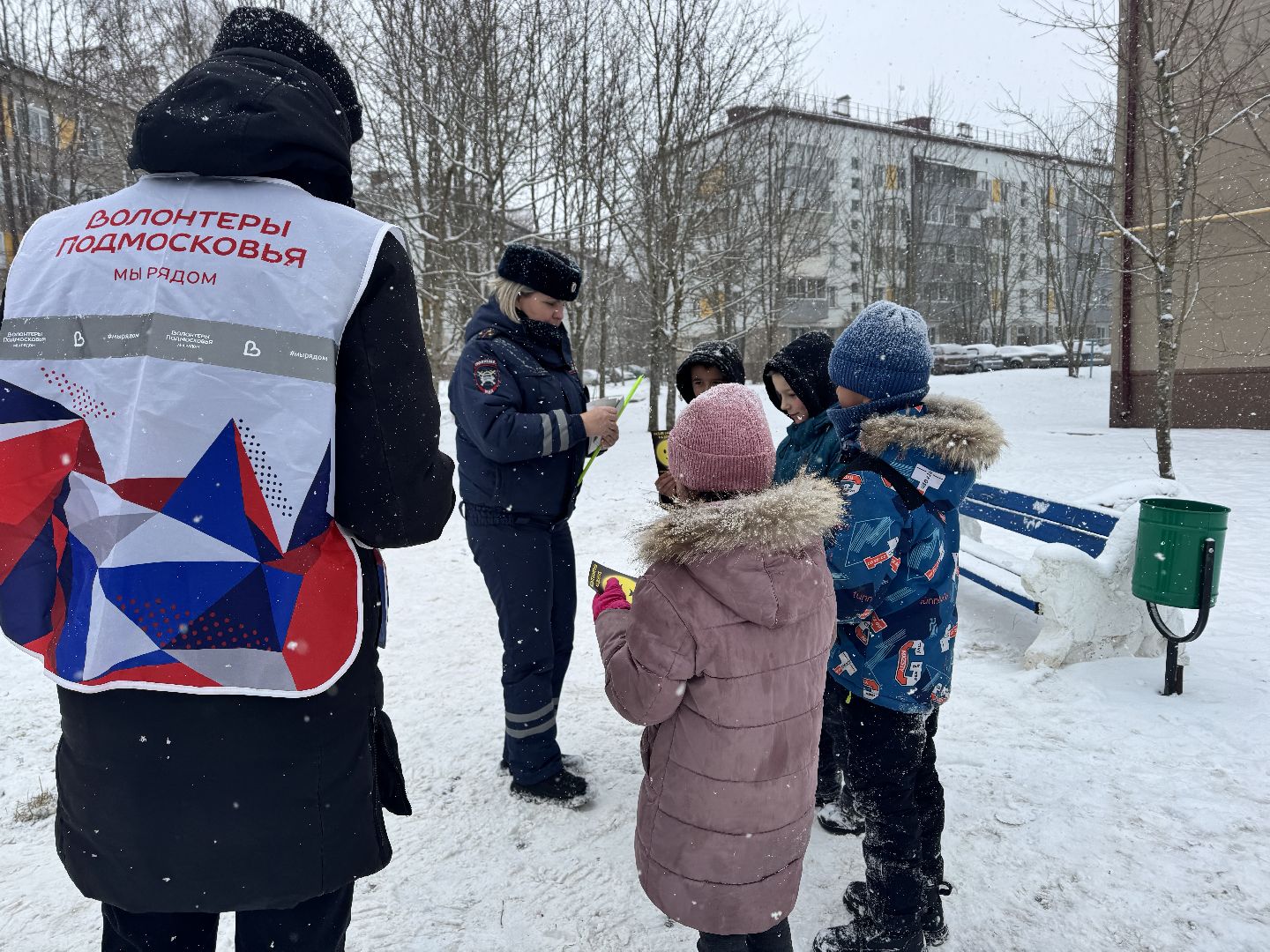 шаховская, волонтеры, госавтоинспекторы, акция, вертикалки,