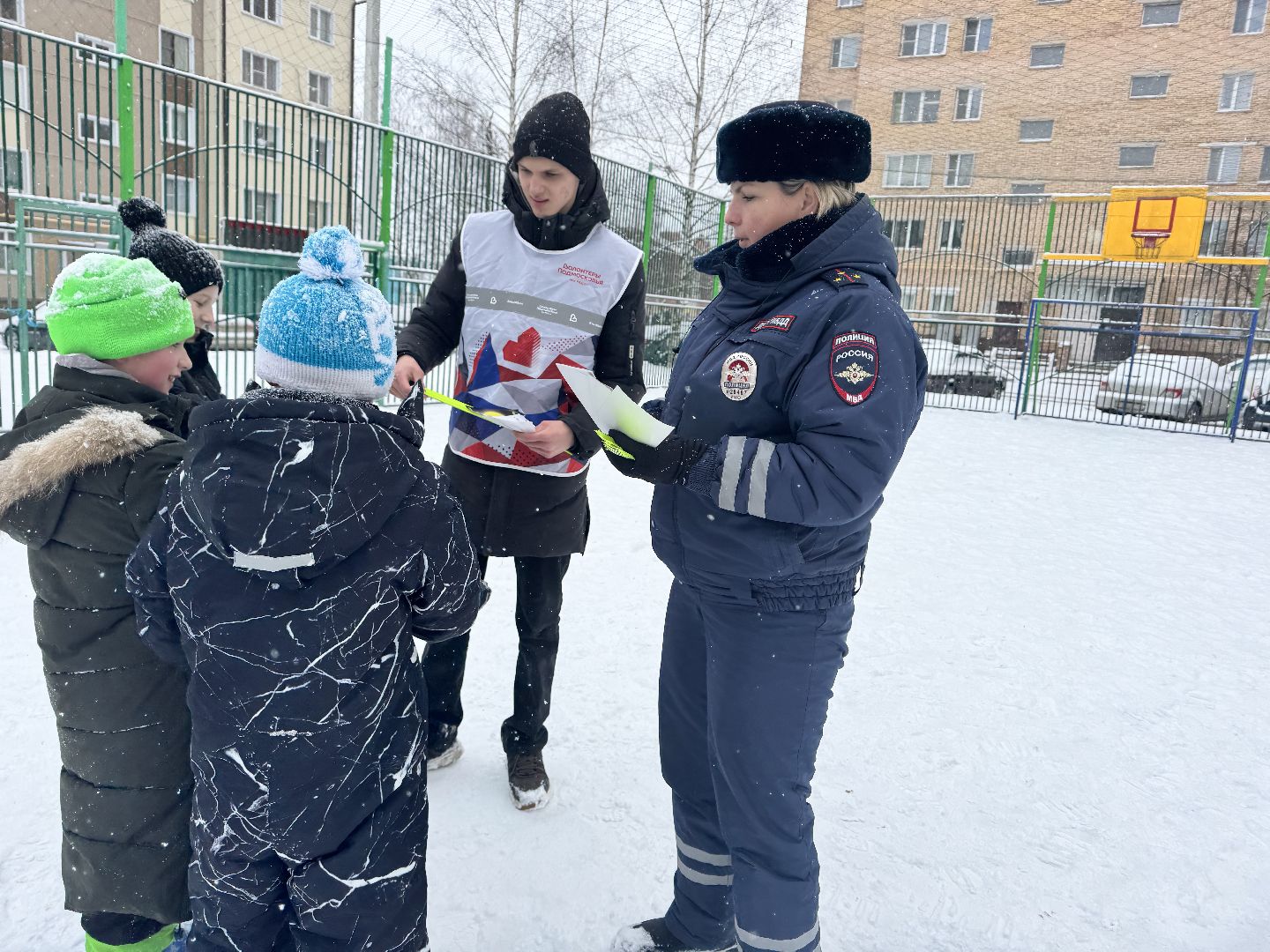 шаховская, волонтеры, госавтоинспекторы, акция, вертикалки,