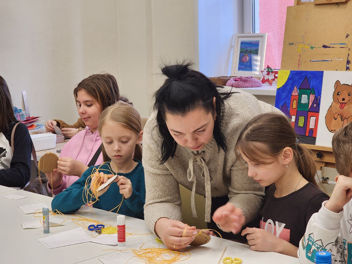 Электросталь, Дети, Общество, Сельский Дом культуры, Масленица, вертикалки,