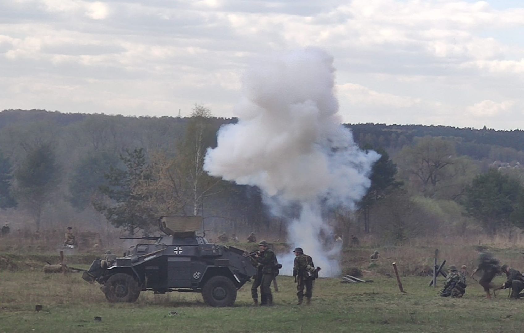 история, фестиваль, реконструкция, Рубеж обороны, Протвино