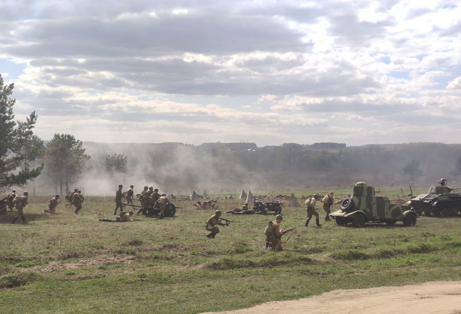 история, фестиваль, реконструкция, Рубеж обороны, Протвино