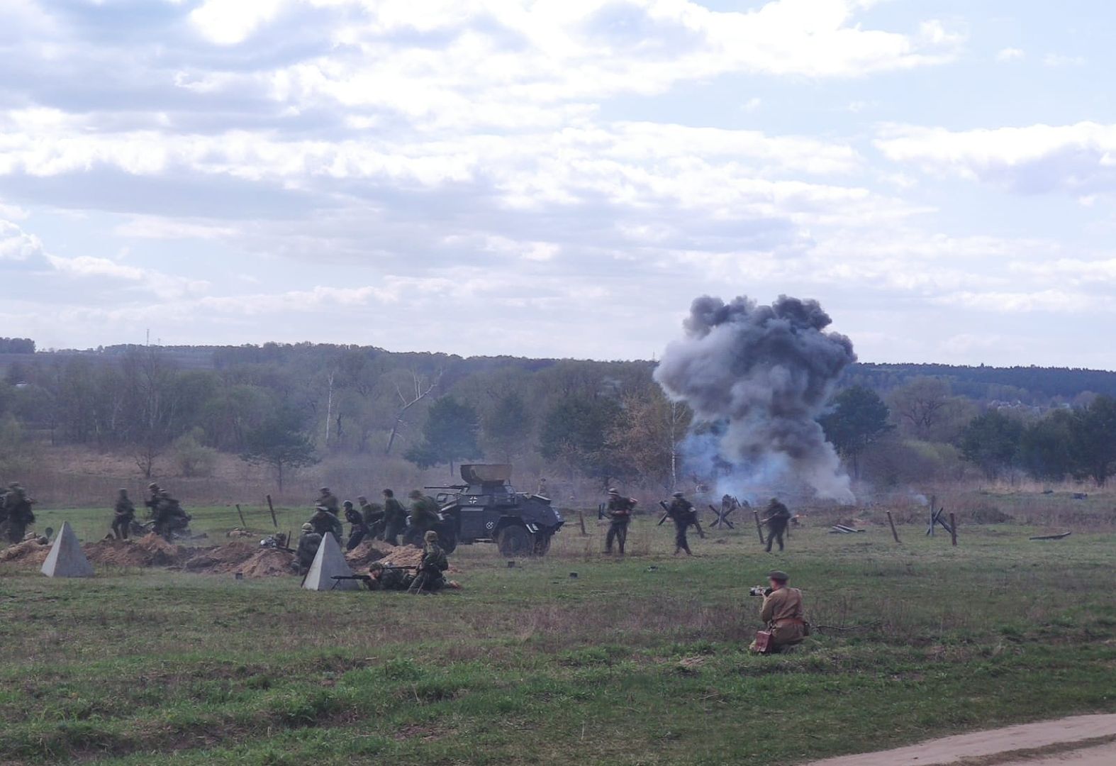 история, фестиваль, реконструкция, Рубеж обороны, Протвино