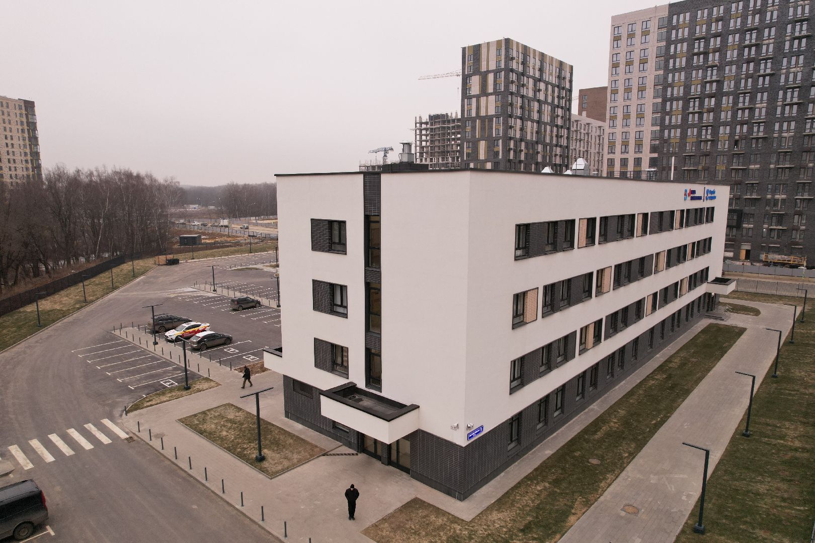 видео с коптера, ленинский городской округ, мисайлово, медицина, жк пригород лесное,