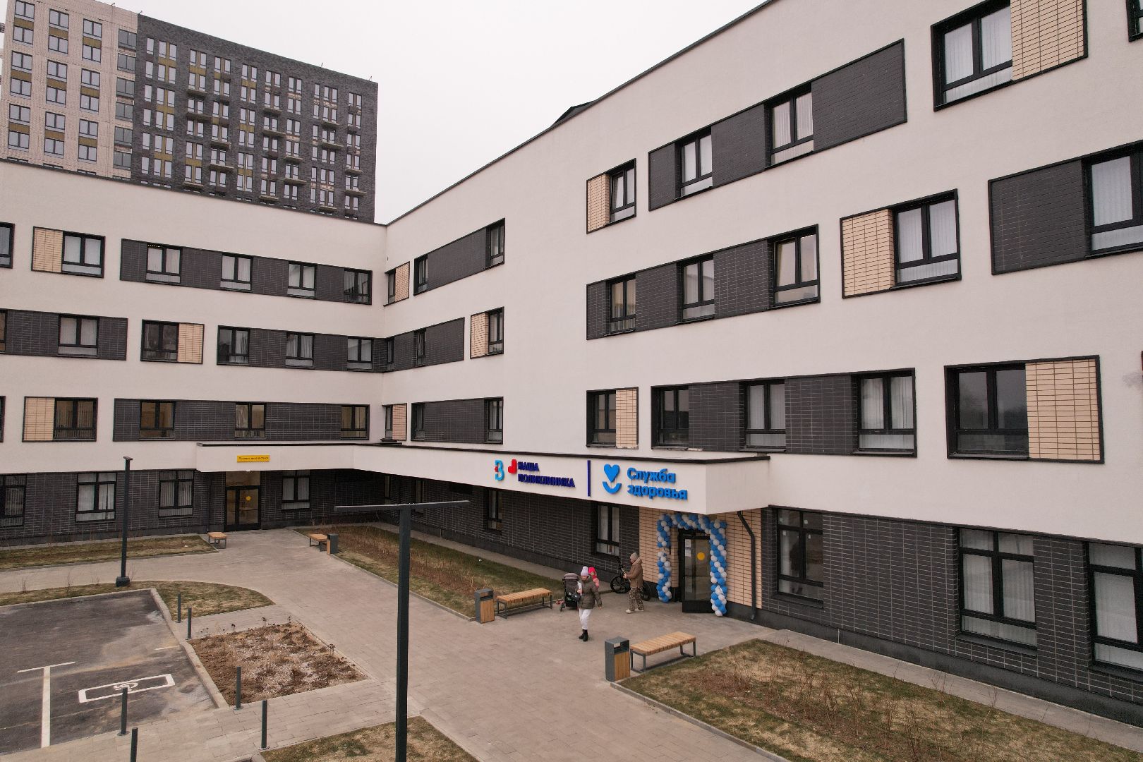 видео с коптера, ленинский городской округ, мисайлово, медицина, жк пригород лесное,