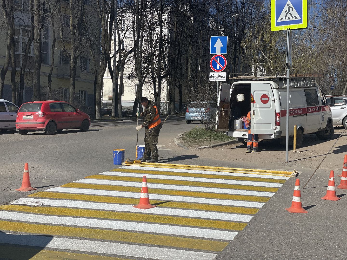 Сергиев Посад, Сергиево-Посадский городской округ, Дорога, Разметка, Дорожные службы
