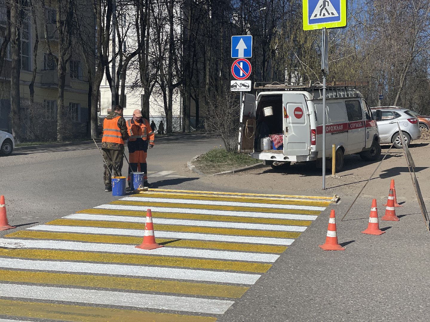 Сергиев Посад, Сергиево-Посадский городской округ, Дорога, Разметка, Дорожные службы