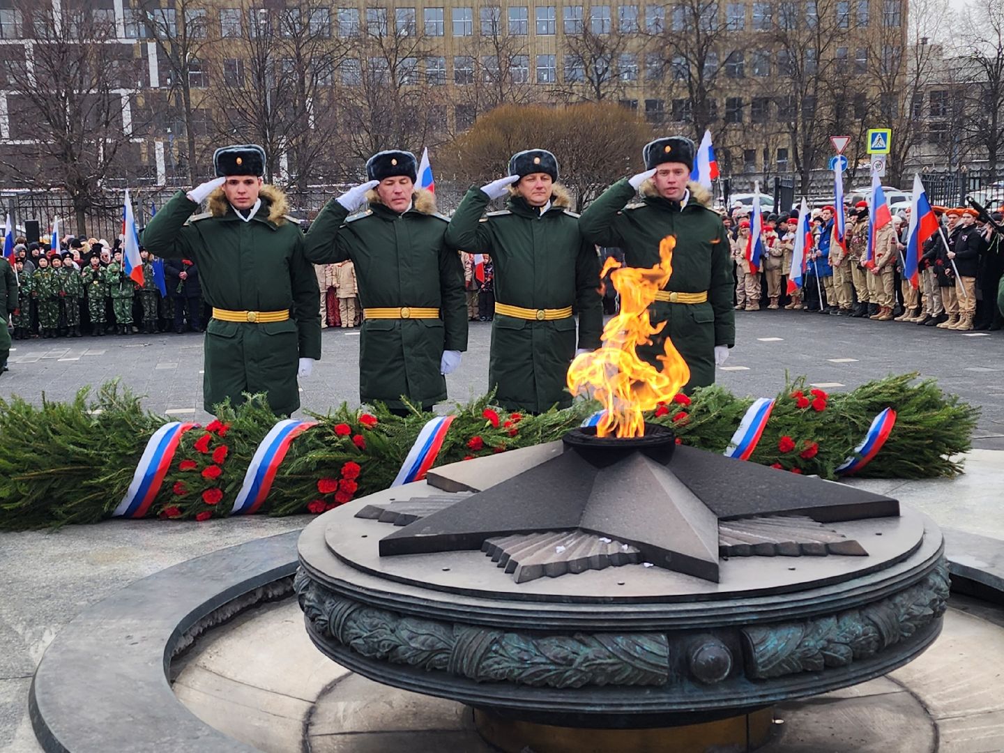 вертикалка, мытищи, митинг, день защитника отечества, память, великая отечественная война,
