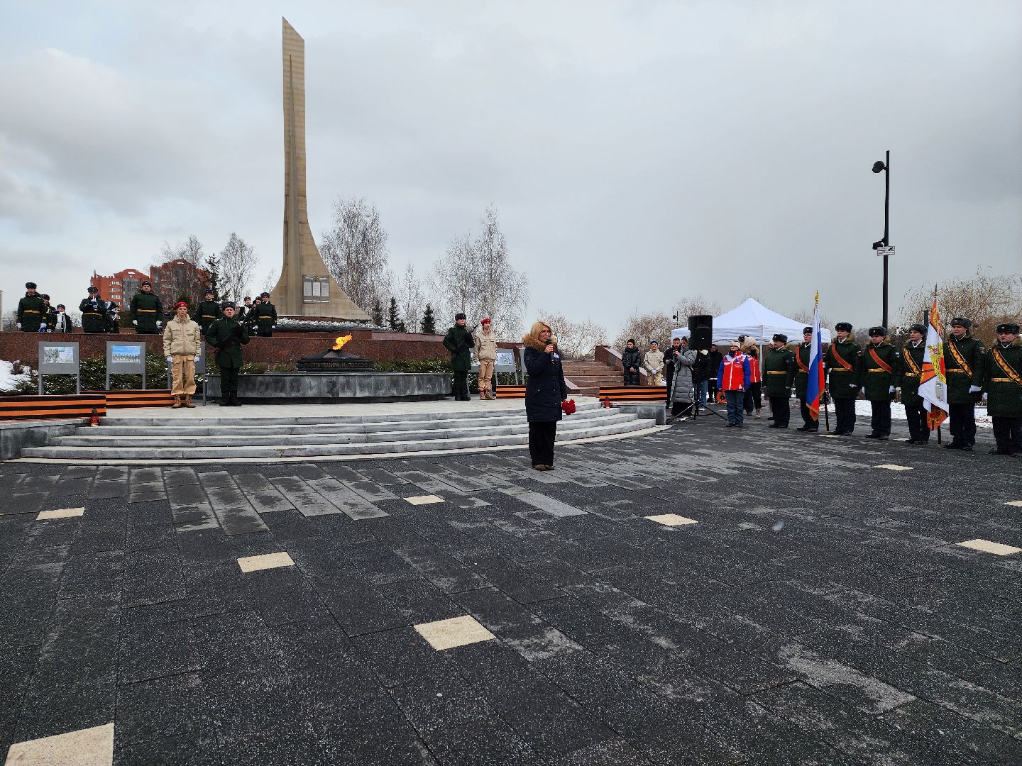 вертикалка, мытищи, митинг, день защитника отечества, память, великая отечественная война,