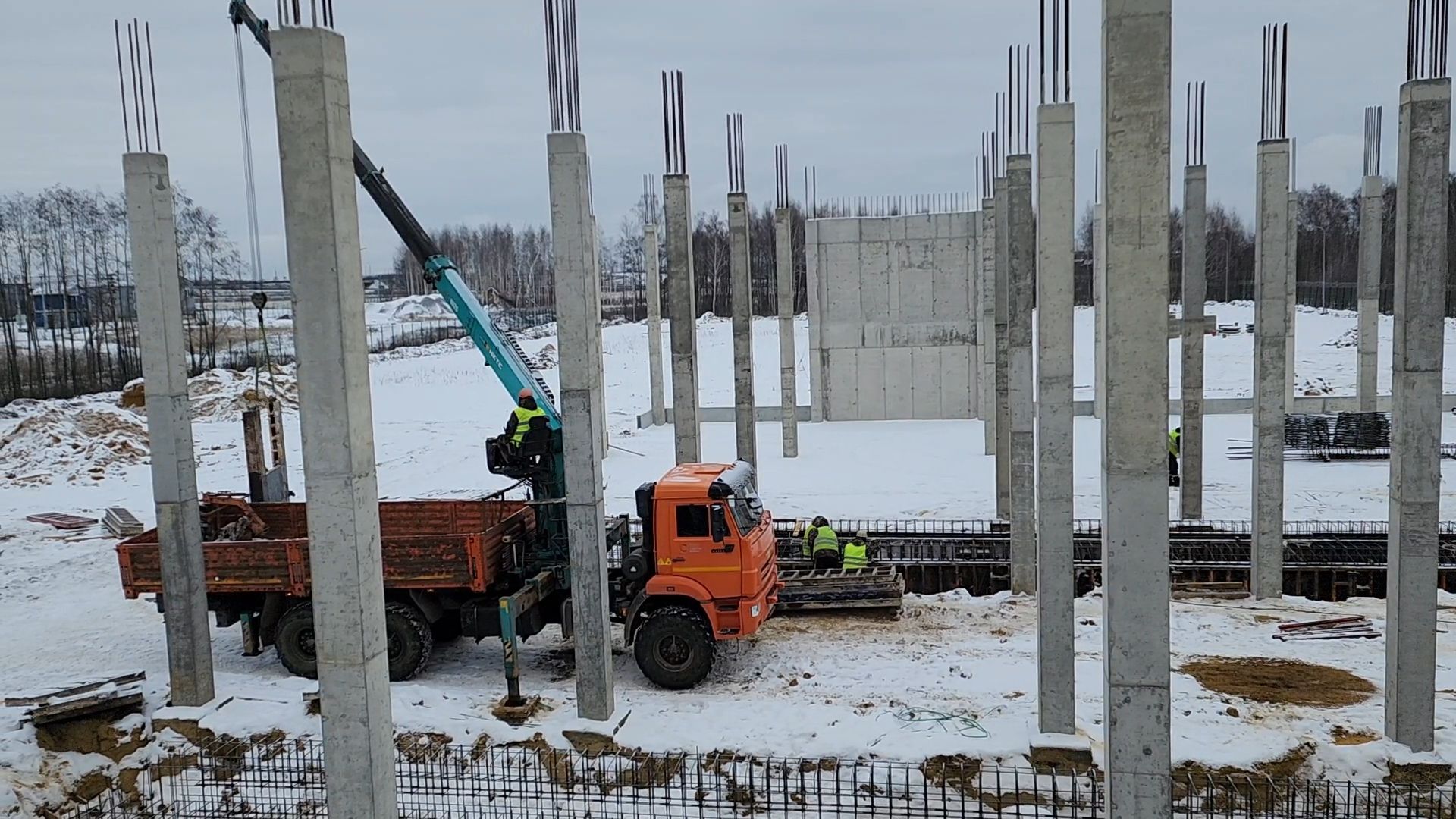 Бронницы, Строительство, вертикалки, Строительство центра обслуживания грузового транспорта,