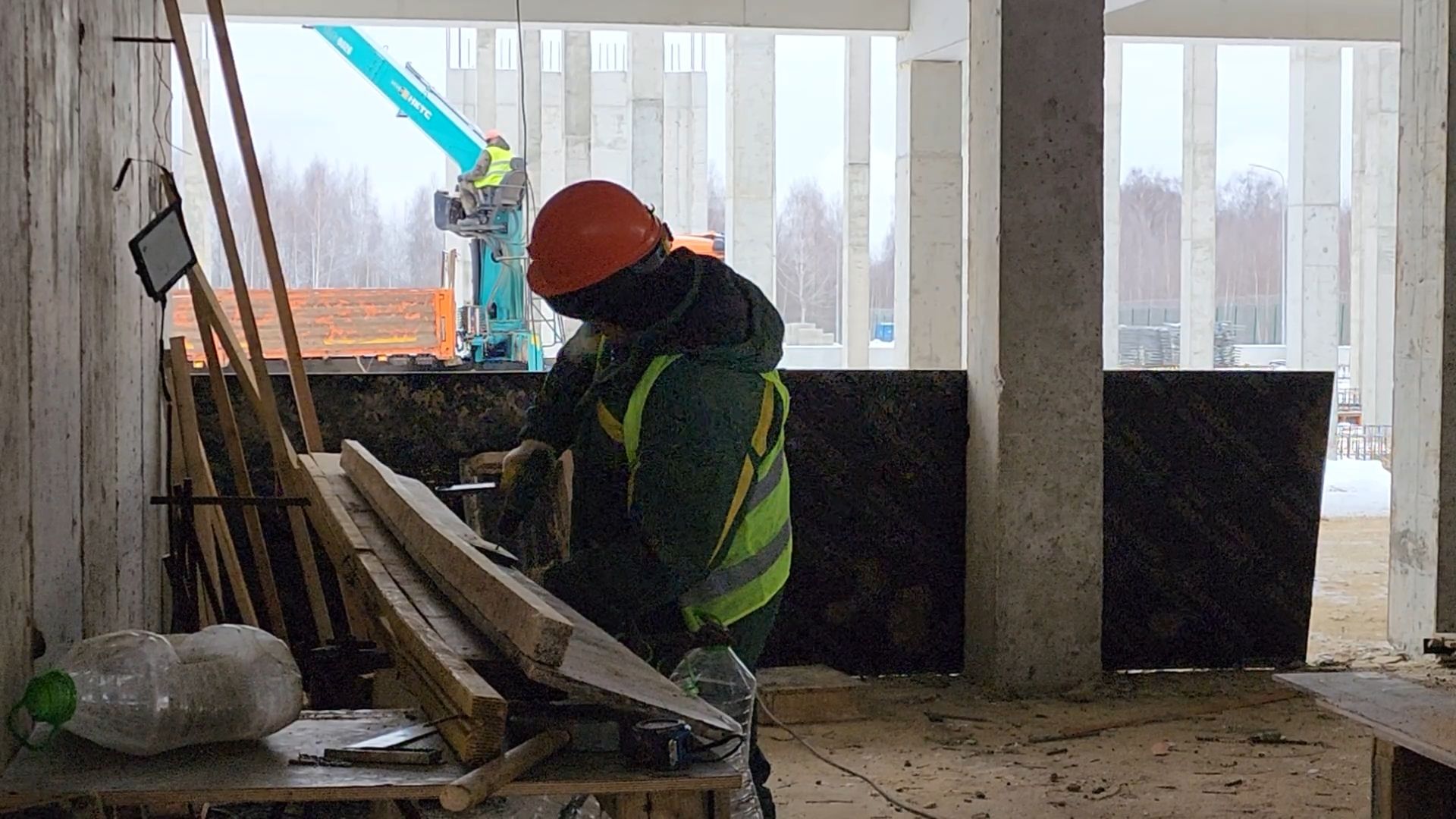 Бронницы, Строительство, вертикалки, Строительство центра обслуживания грузового транспорта,