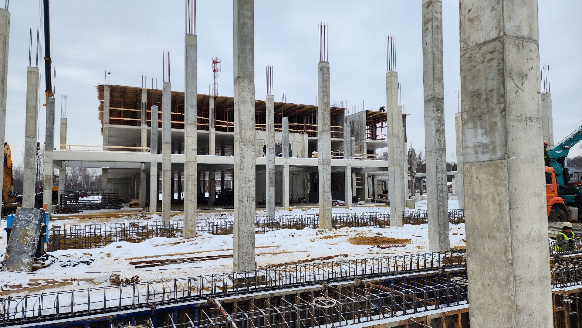 Бронницы, Строительство, вертикалки, Строительство центра обслуживания грузового транспорта,