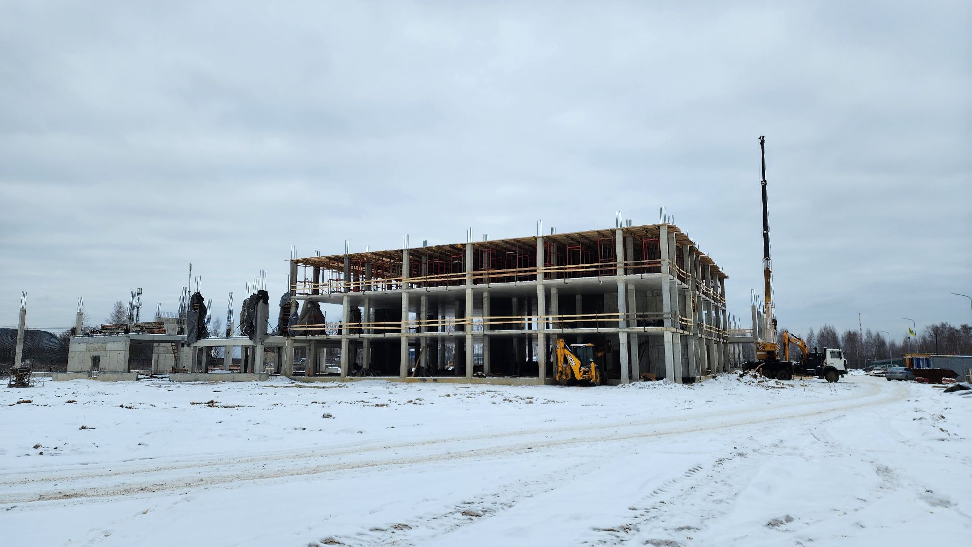 Бронницы, Строительство, вертикалки, Строительство центра обслуживания грузового транспорта,