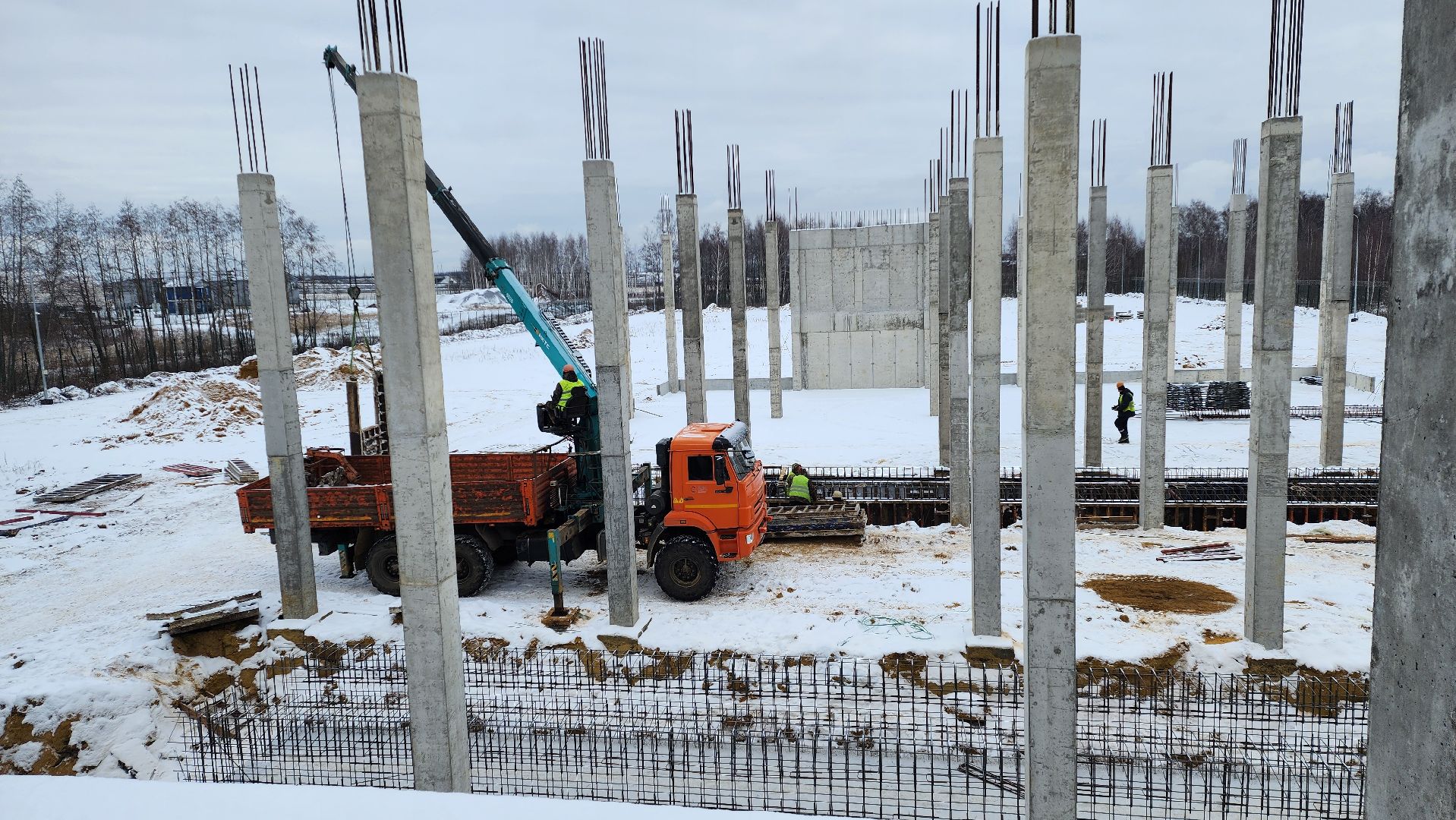 Бронницы, Строительство, вертикалки, Строительство центра обслуживания грузового транспорта,
